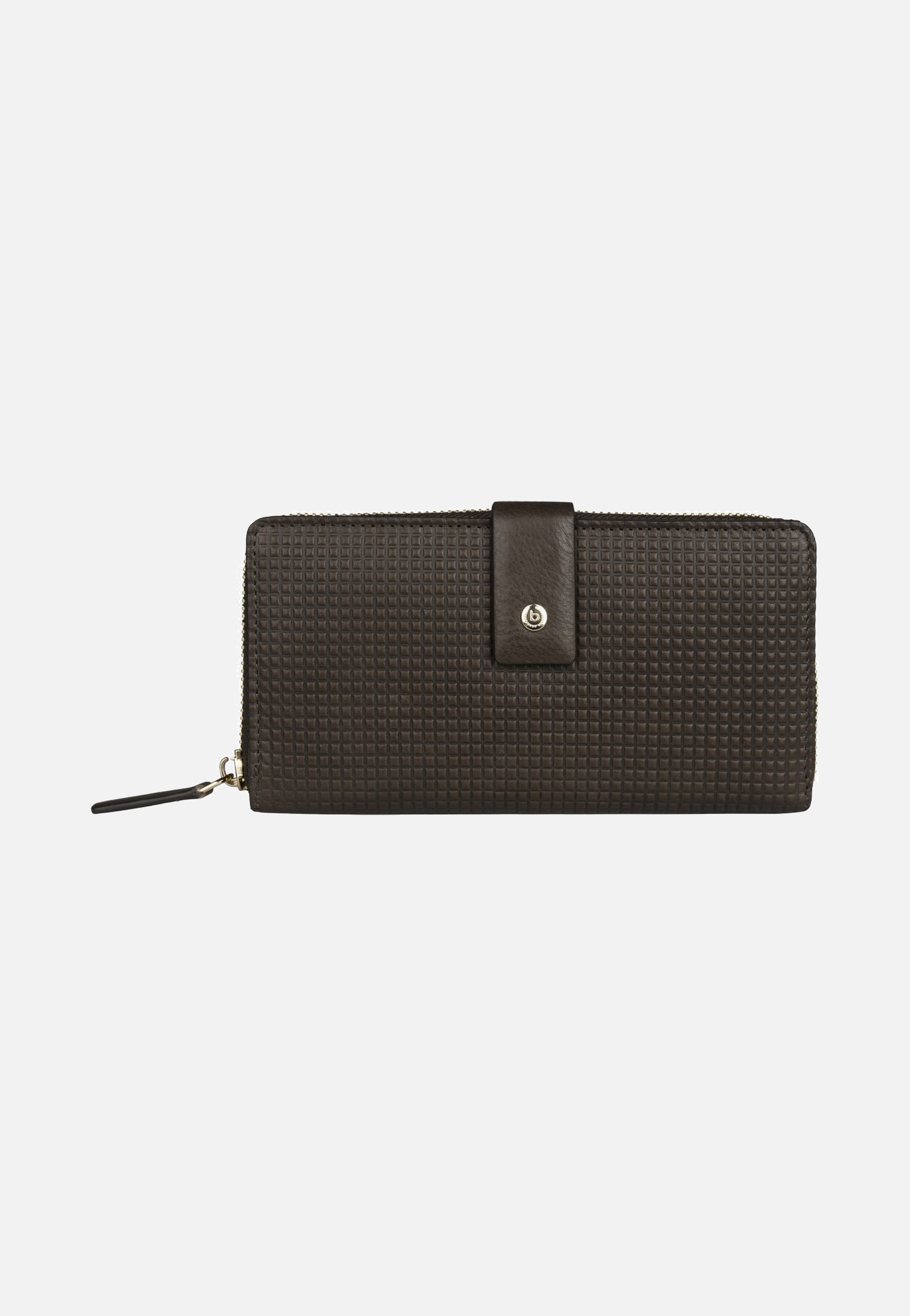 Bugatti Noemi Ladies Long Zip Wallet Brown Portemonnaie