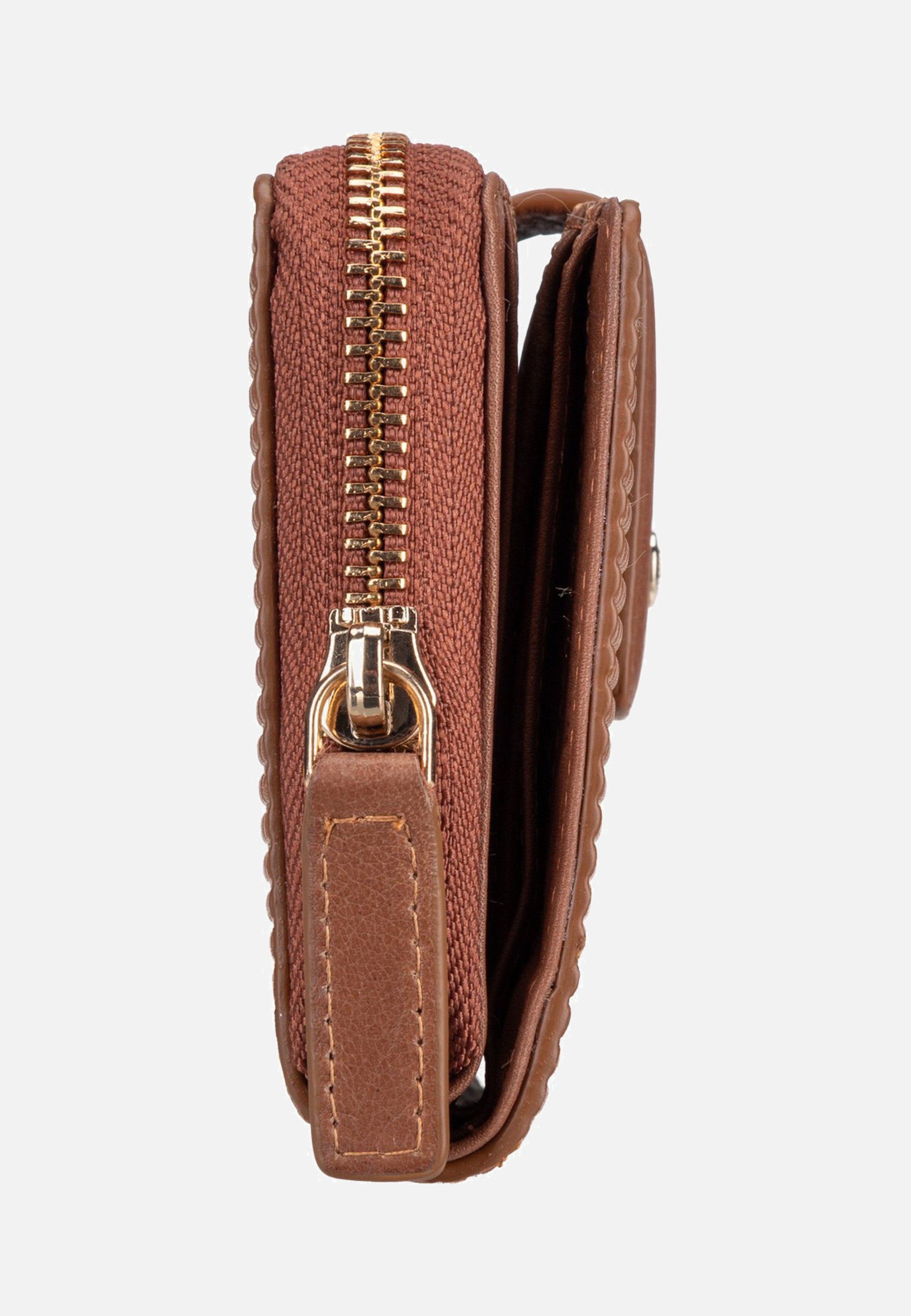Bugatti Noemi Ladies Zip Wallet M Cognac Wallet
