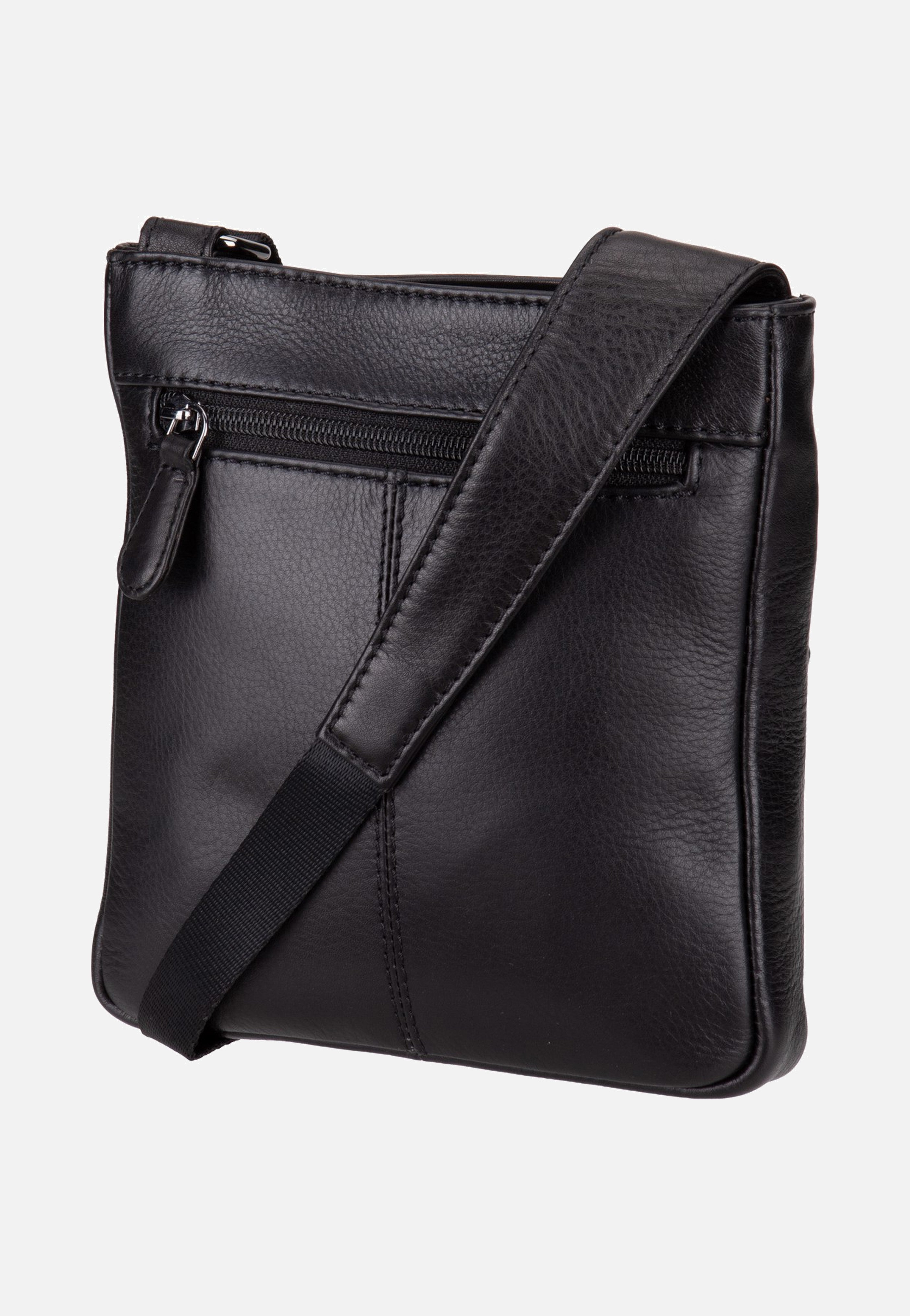 Bugatti Nome Shoulder Bag Small Black Umhängetasche