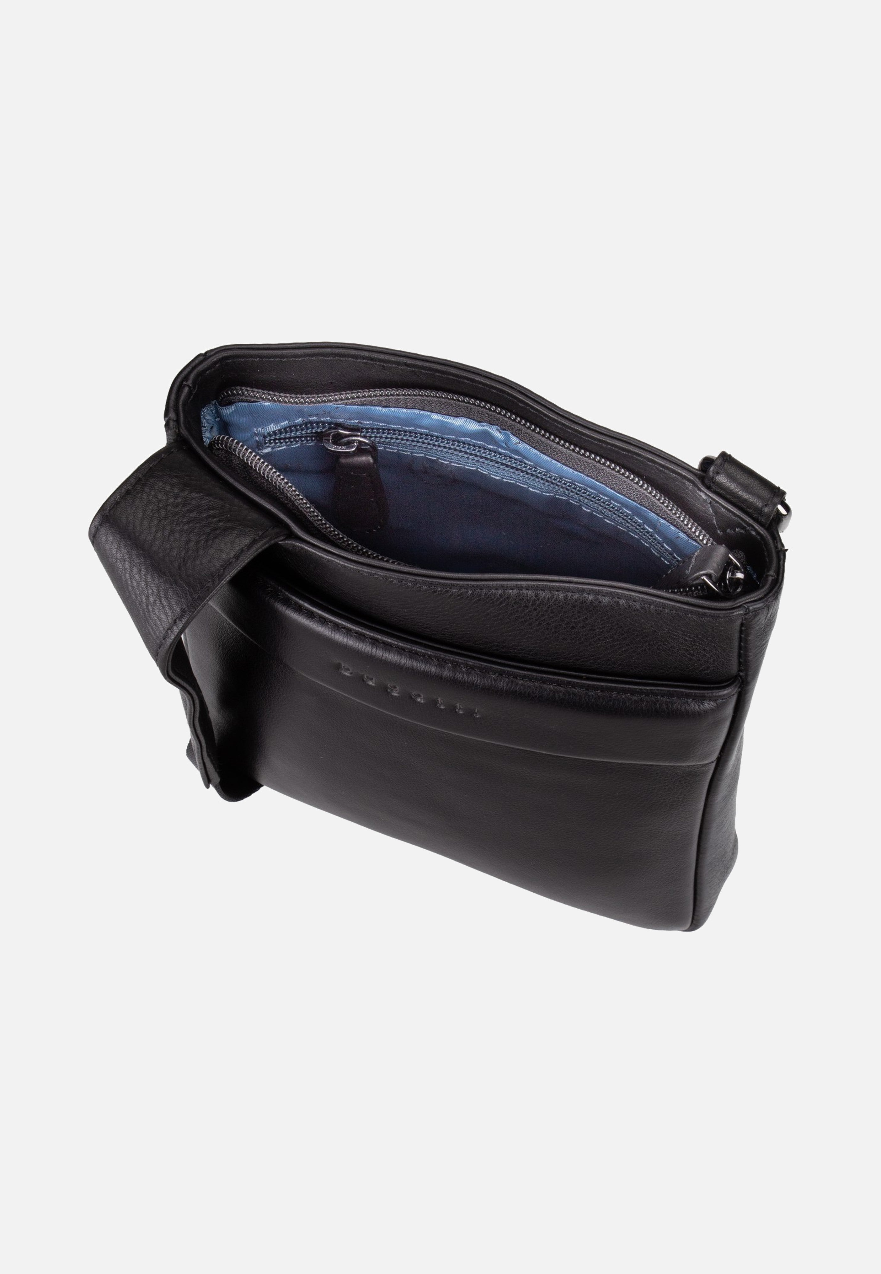 Bugatti Nome Shoulder Bag Small Black Umhängetasche