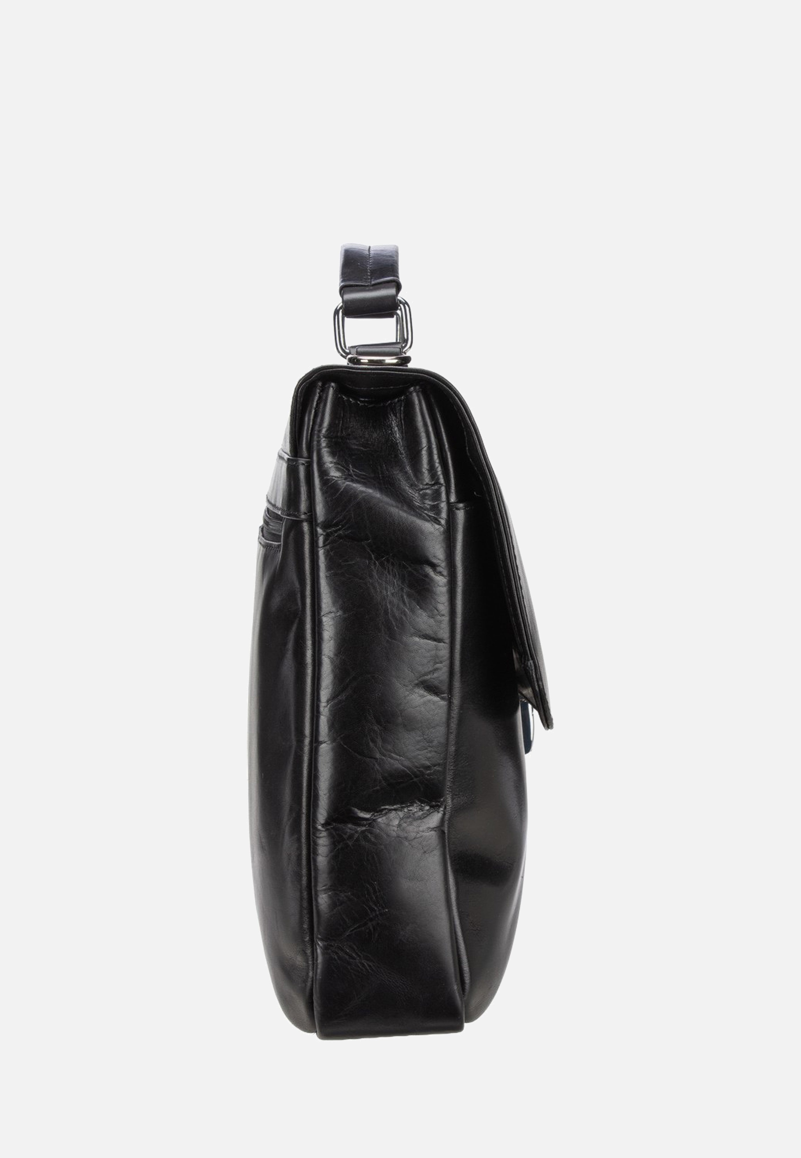 Bugatti Romano Briefcase Small Black Aktentasche