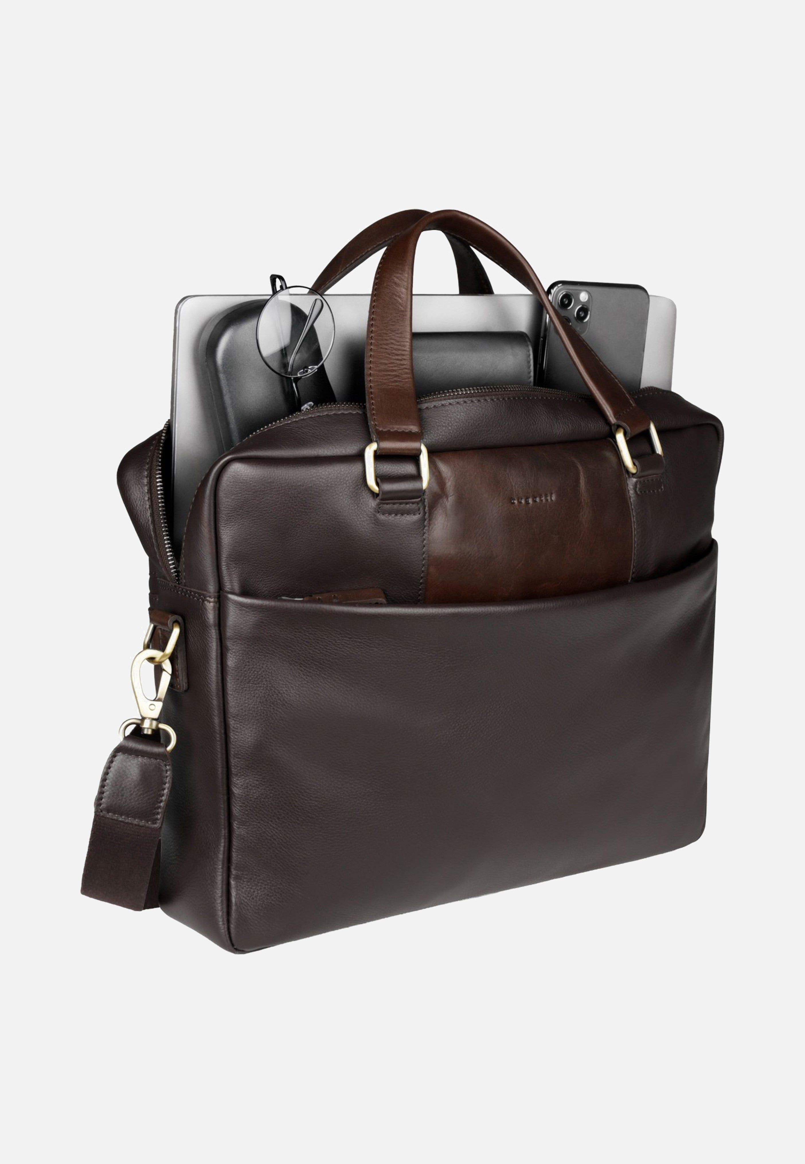 Bugatti Ryan Briefcase 492550 Brown Briefcase