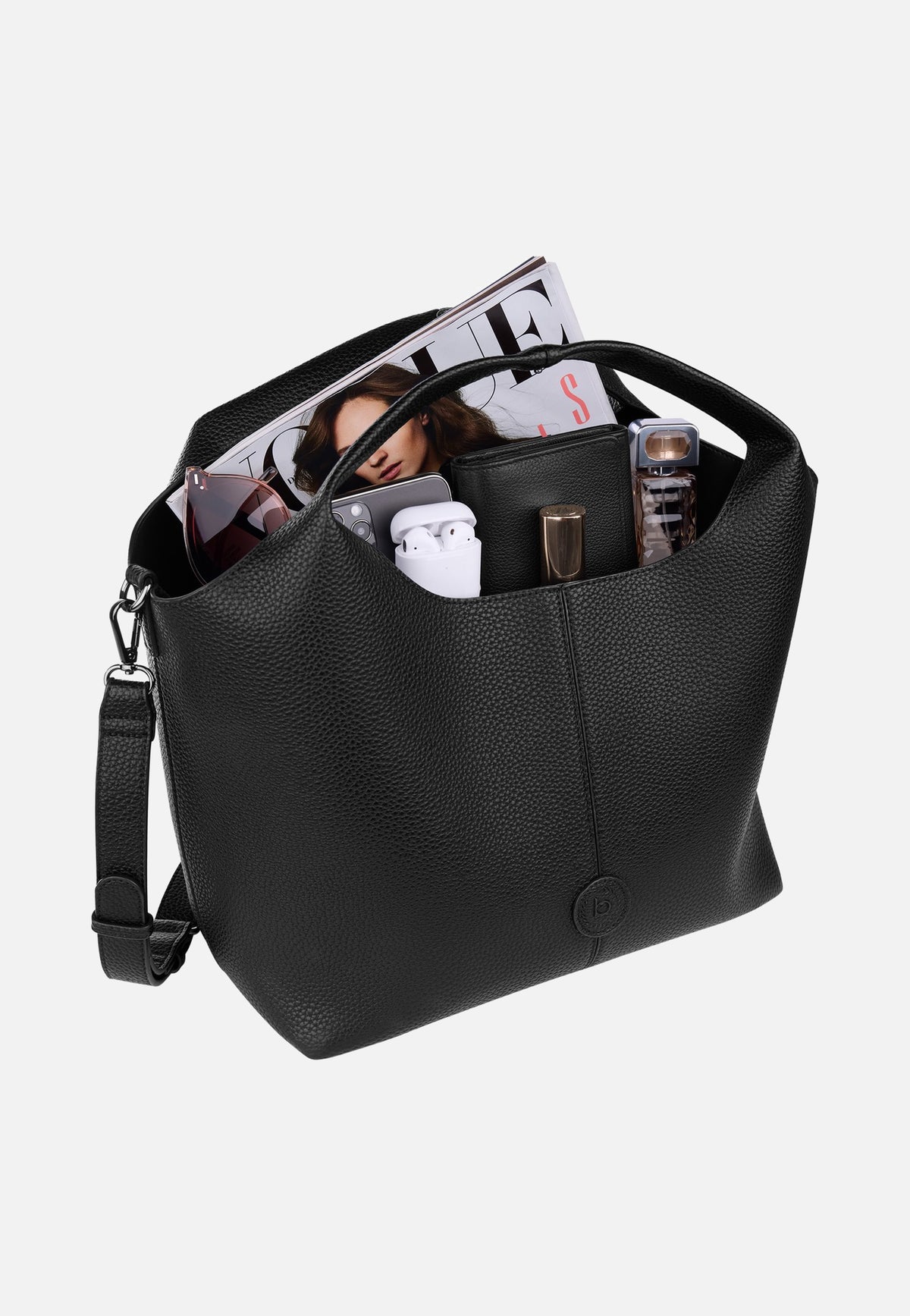 Bugatti Zoe Shopper Black Tote Bag