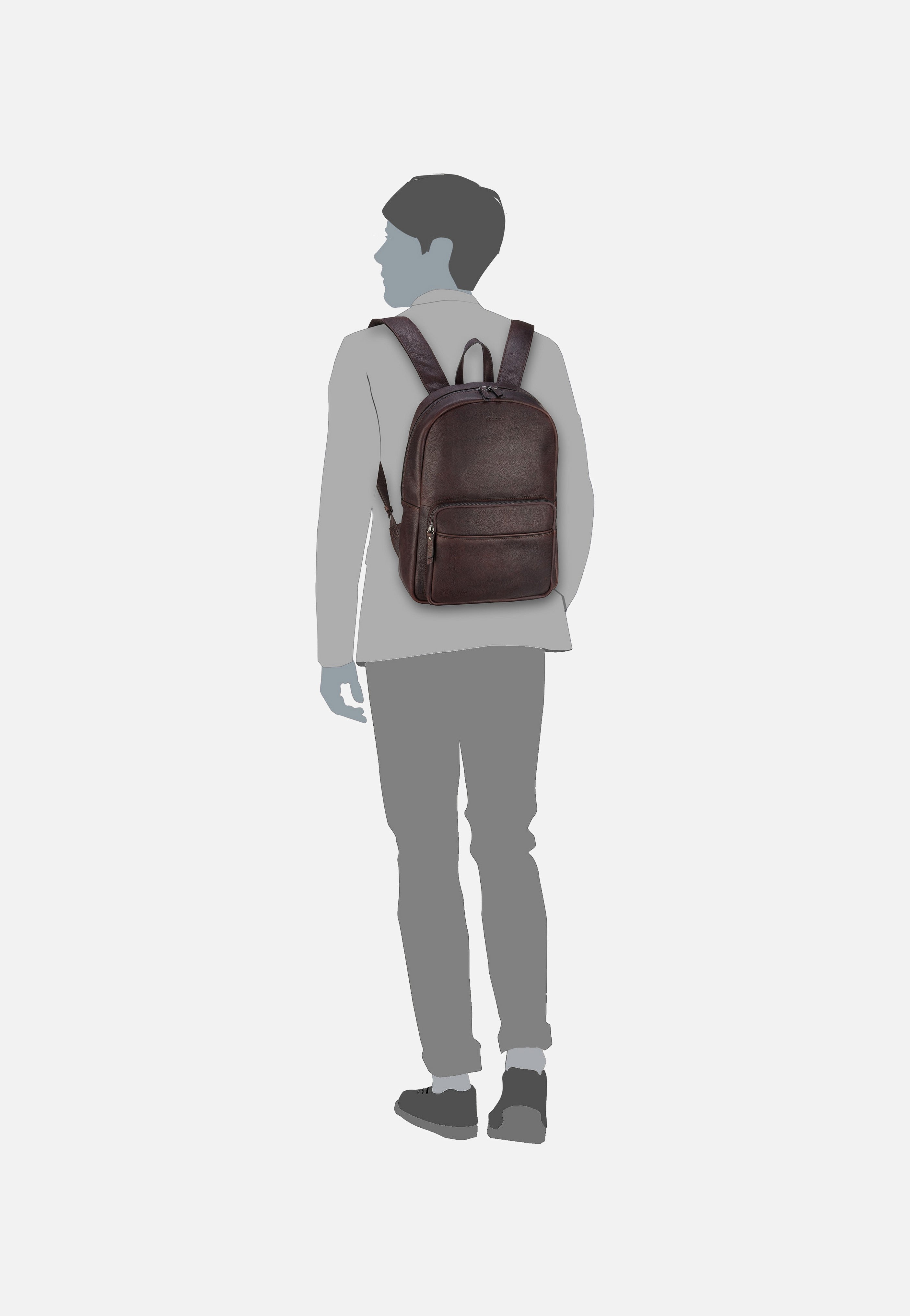 Burkely - Antique Avery 7002 Brown - Backpack | Men-Image