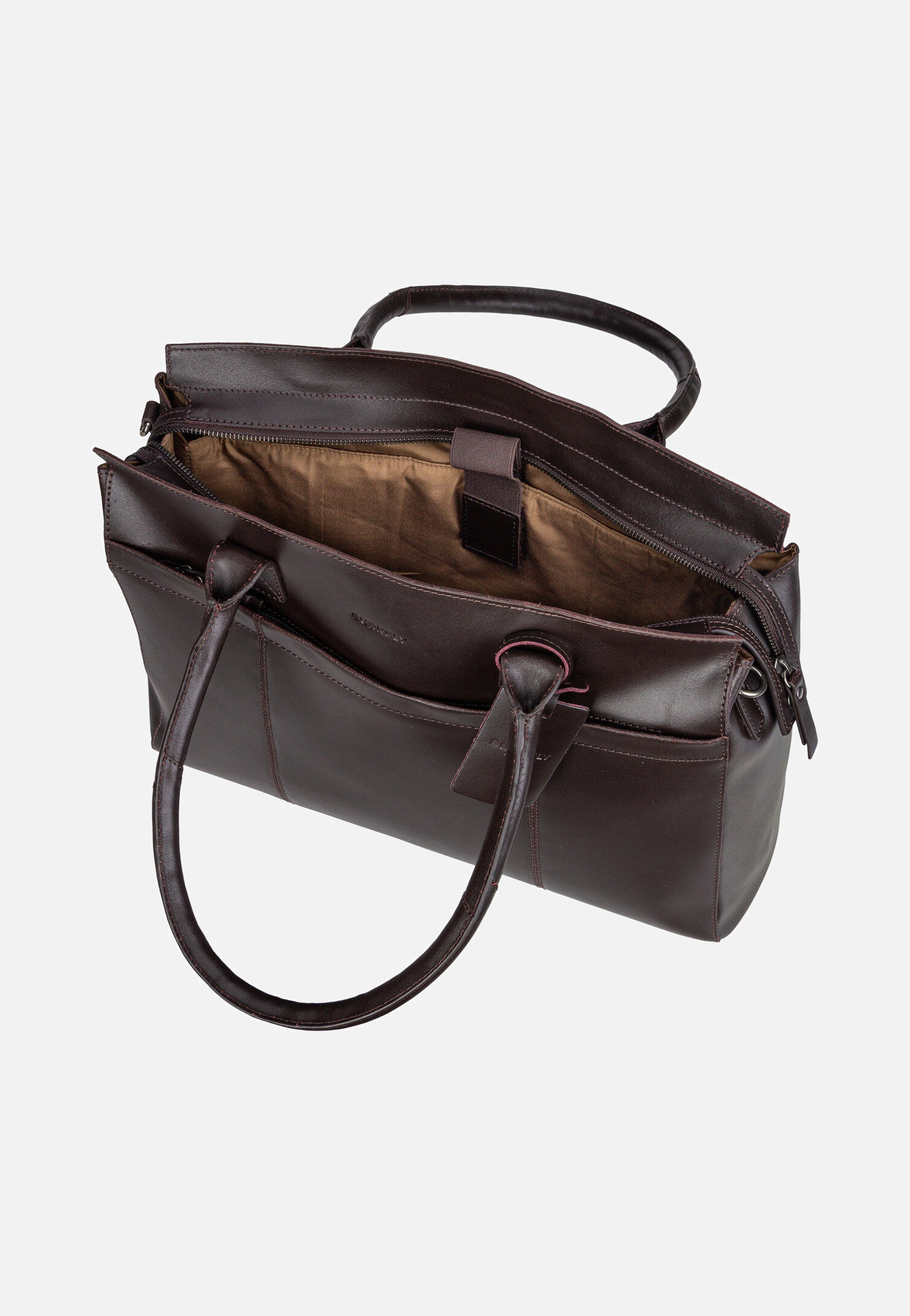 Burkely - Vintage Doris Laptopbag 15.6'' Dark Brown - Briefcase | Women-Image
