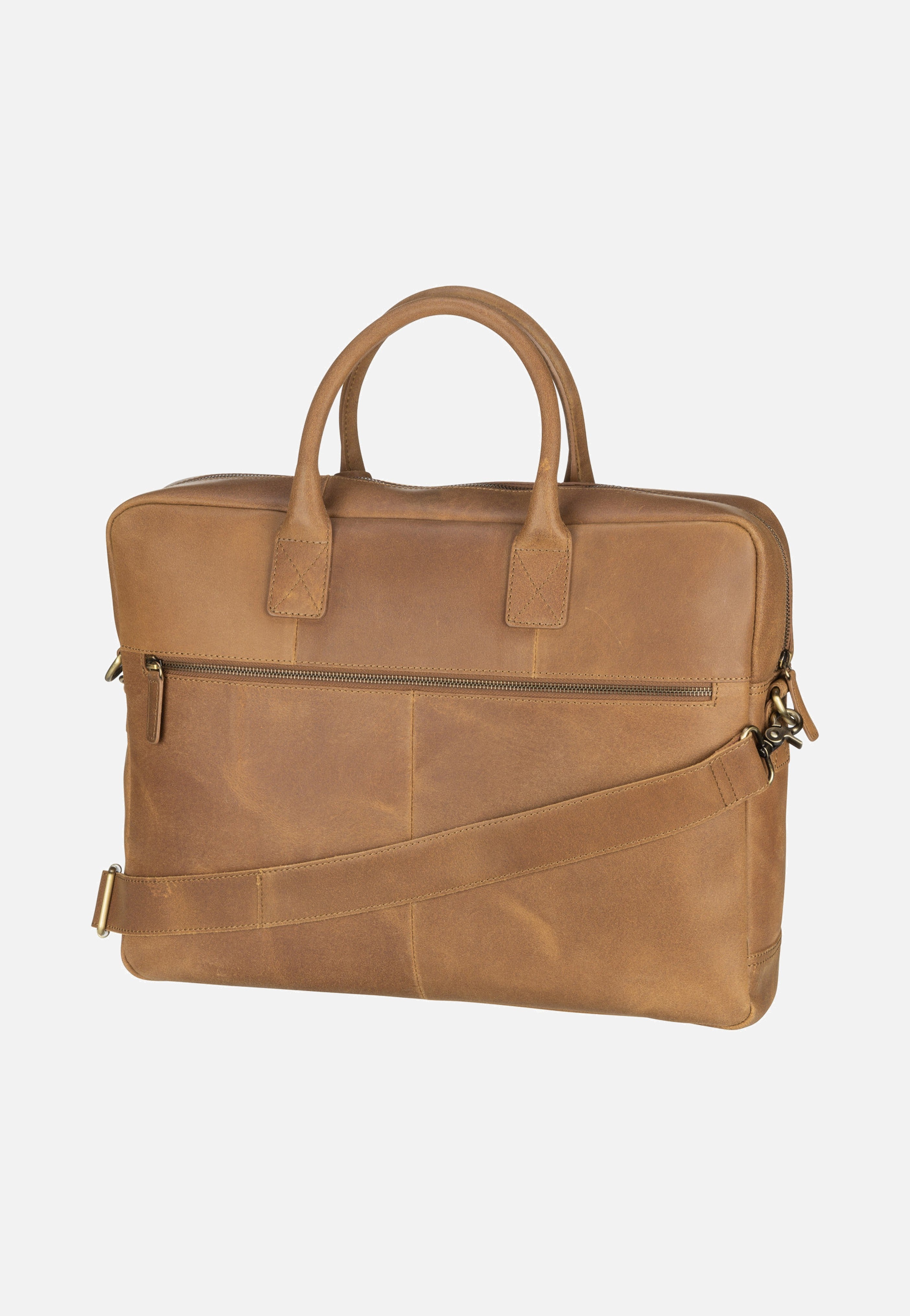 Burkely - Vintage Max Big Worker 17'' 7339 Cognac - Briefcase | Men-Image