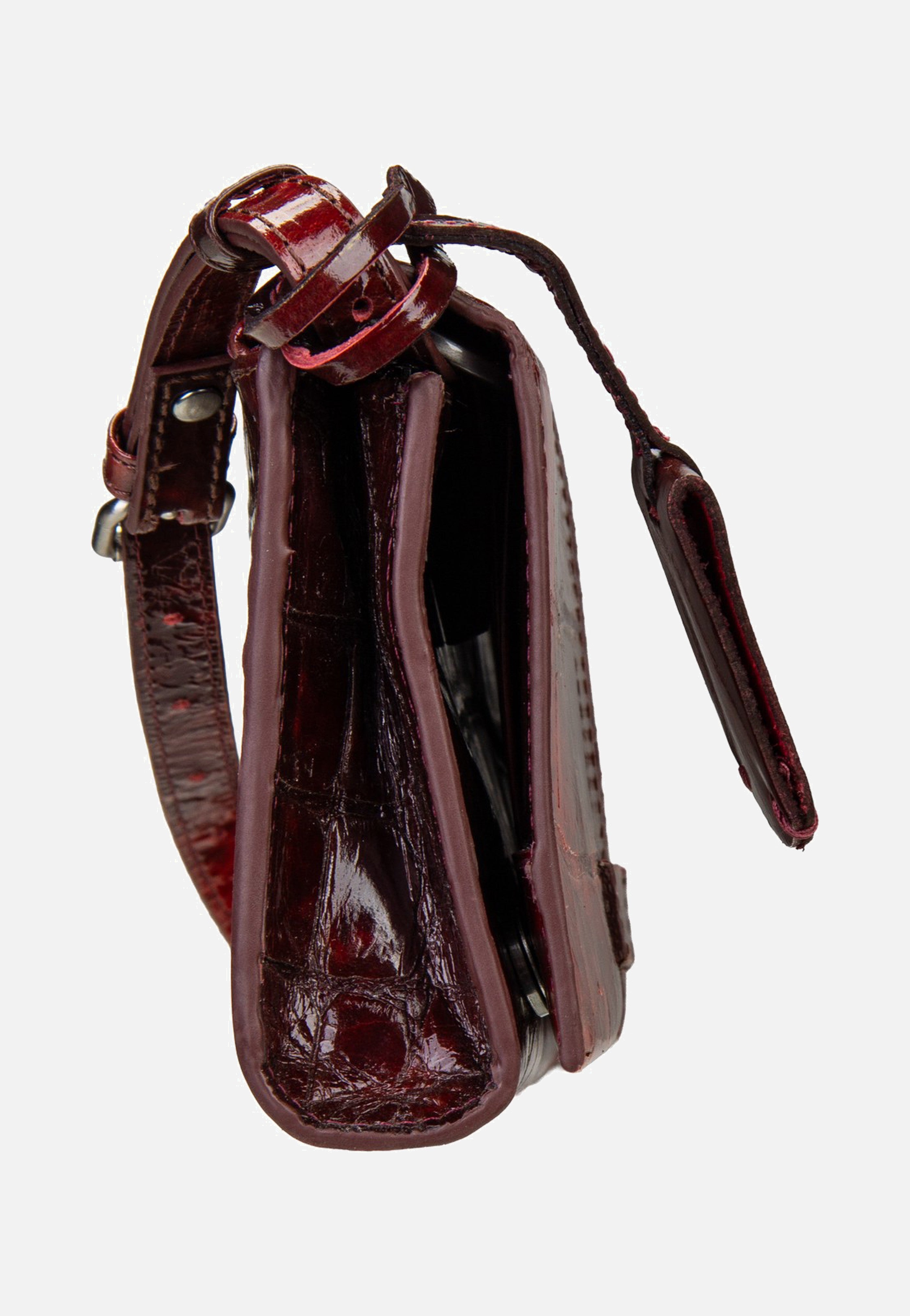 Burkely Cool Colbie 1000859 Burgundy Patent Phone Pouch