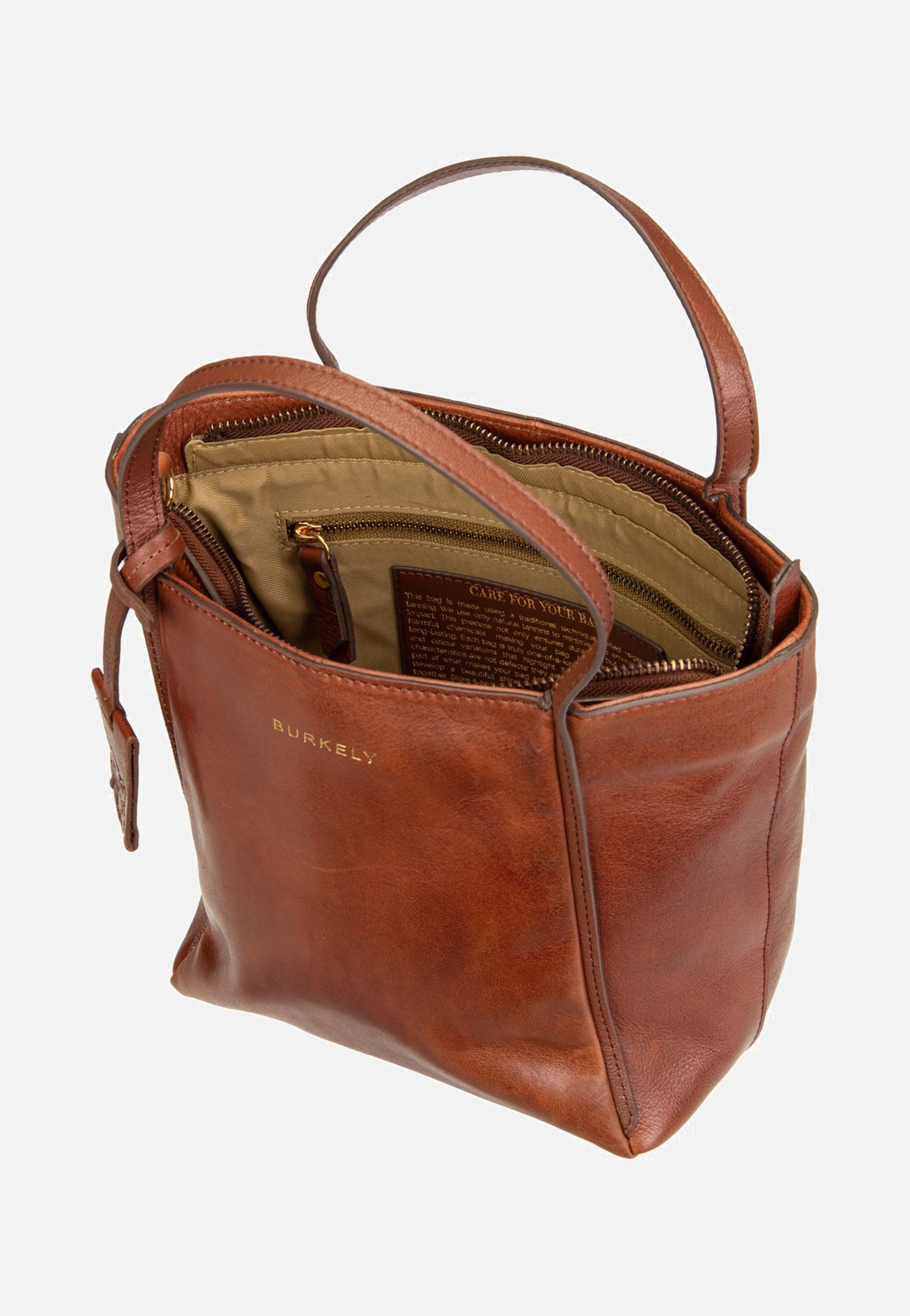 Burkely Fine Florence 1001702 Chestnut Handle Bag