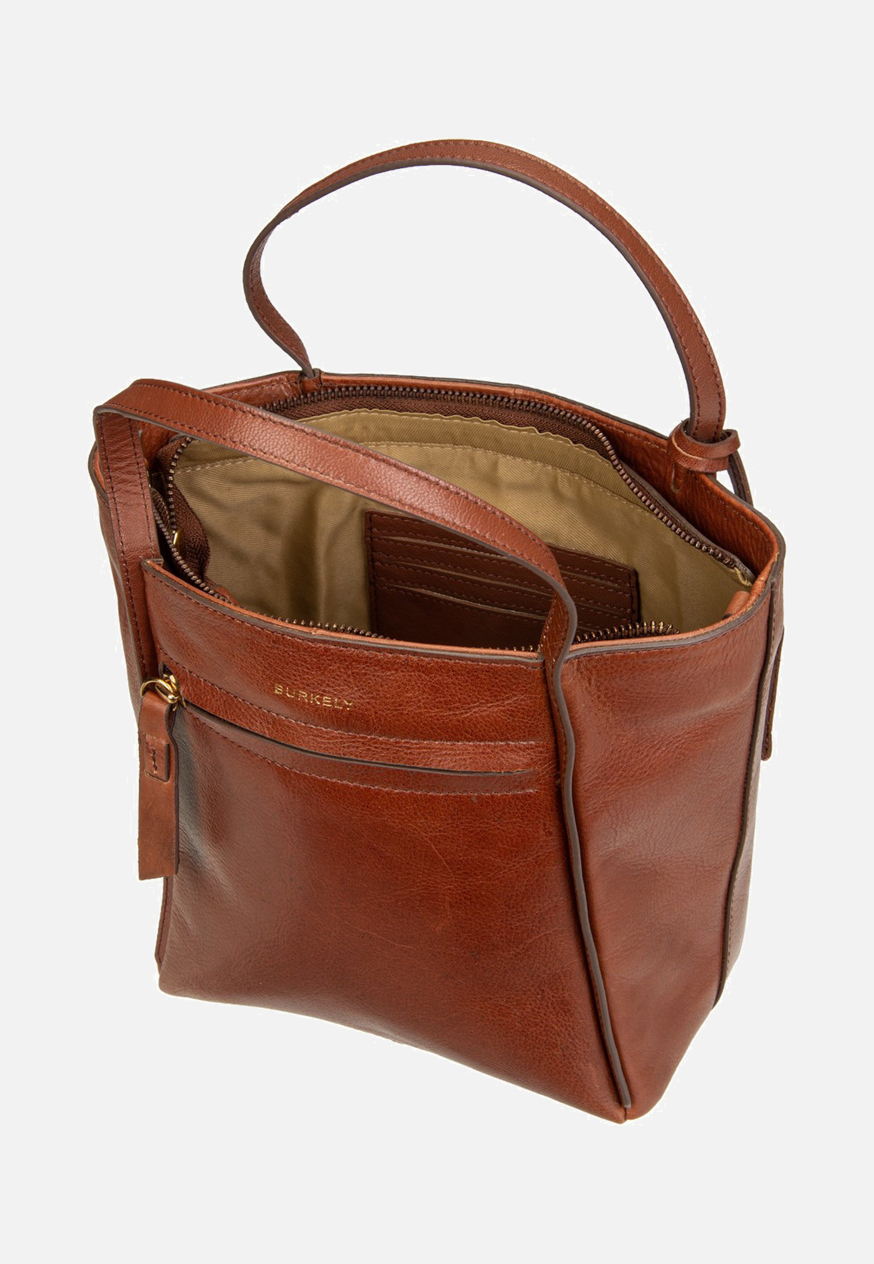 Burkely Fine Florence 1001702 Chestnut Handle Bag