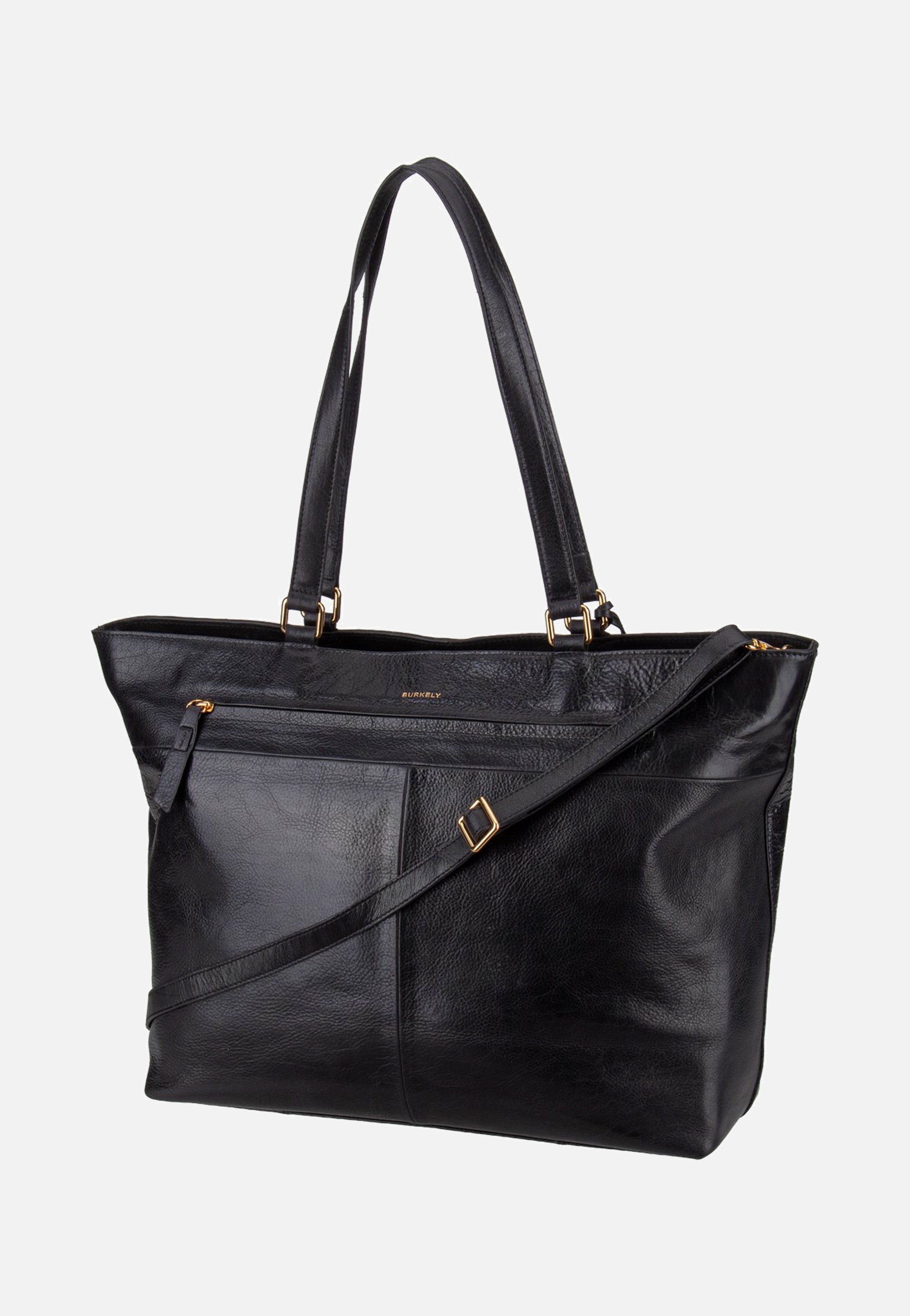 Burkely Fine Florence Wide 1001707 15.6" Black Shopper