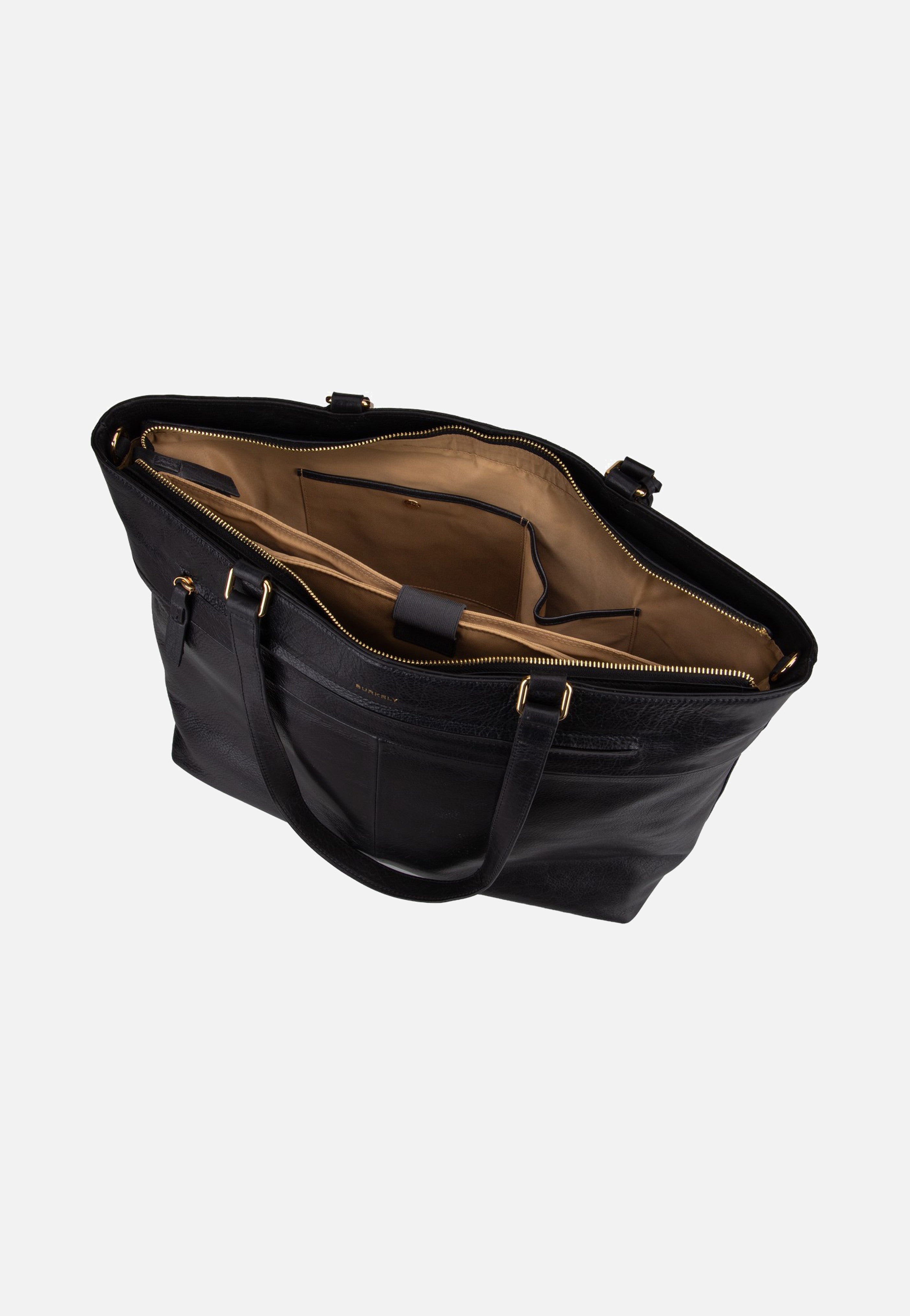Burkely Fine Florence Wide 1001707 15.6" Black Shopper