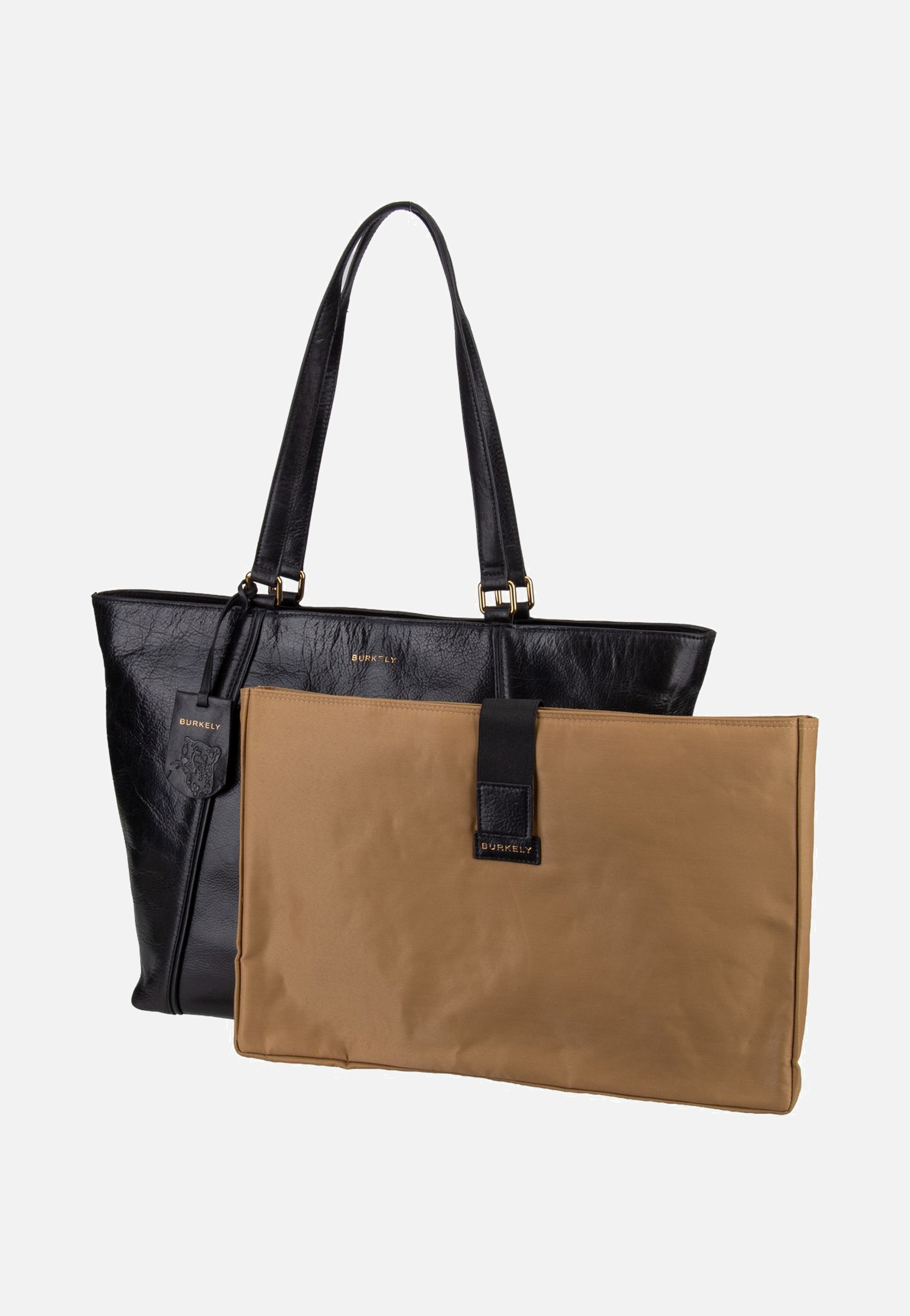 Burkely Fine Florence Wide 1001707 15.6" Black Shopper