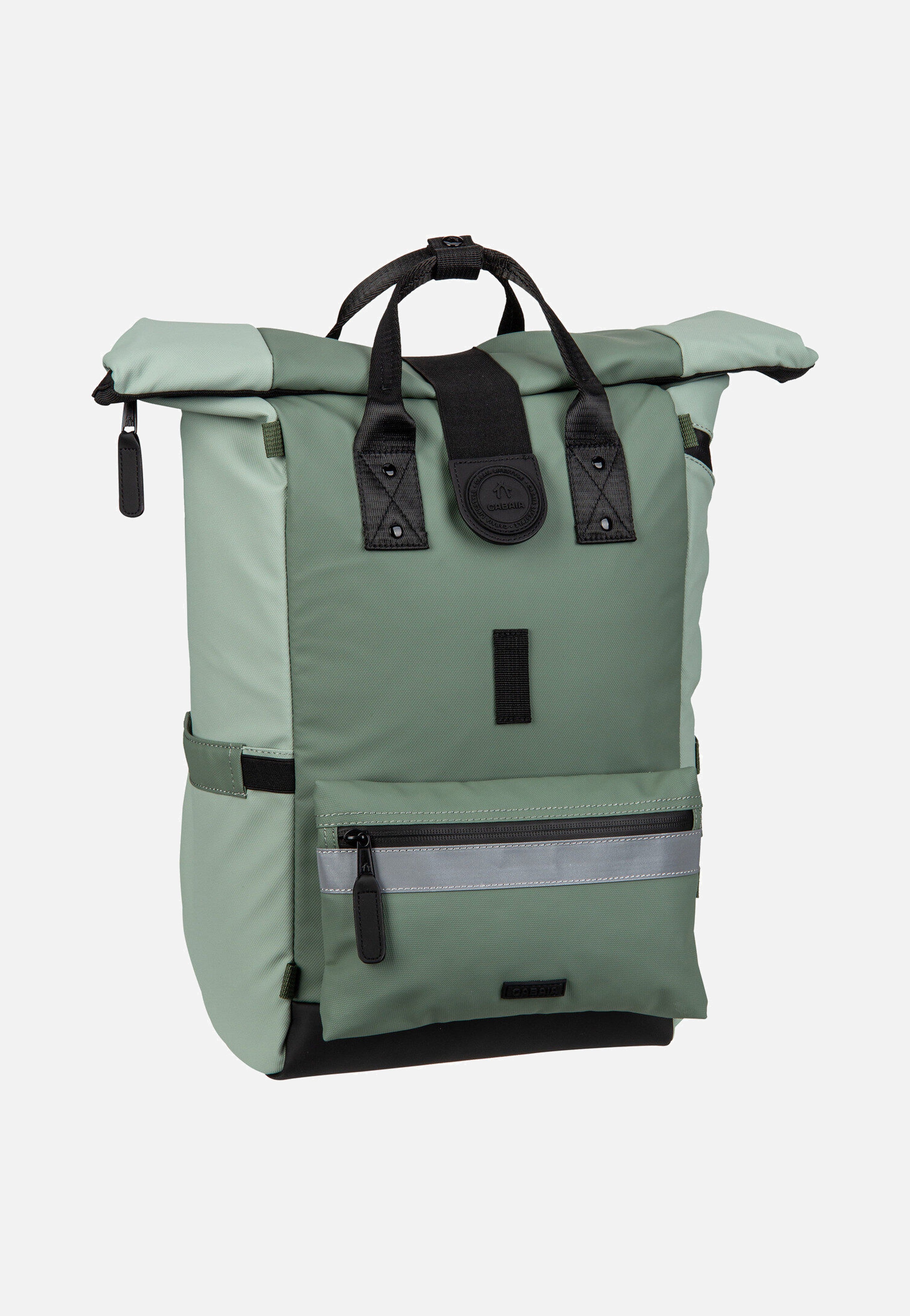 Cabaia - Explorer Recycled Oxford Medium Menton - Rolltop Backpack | Neutral-Image