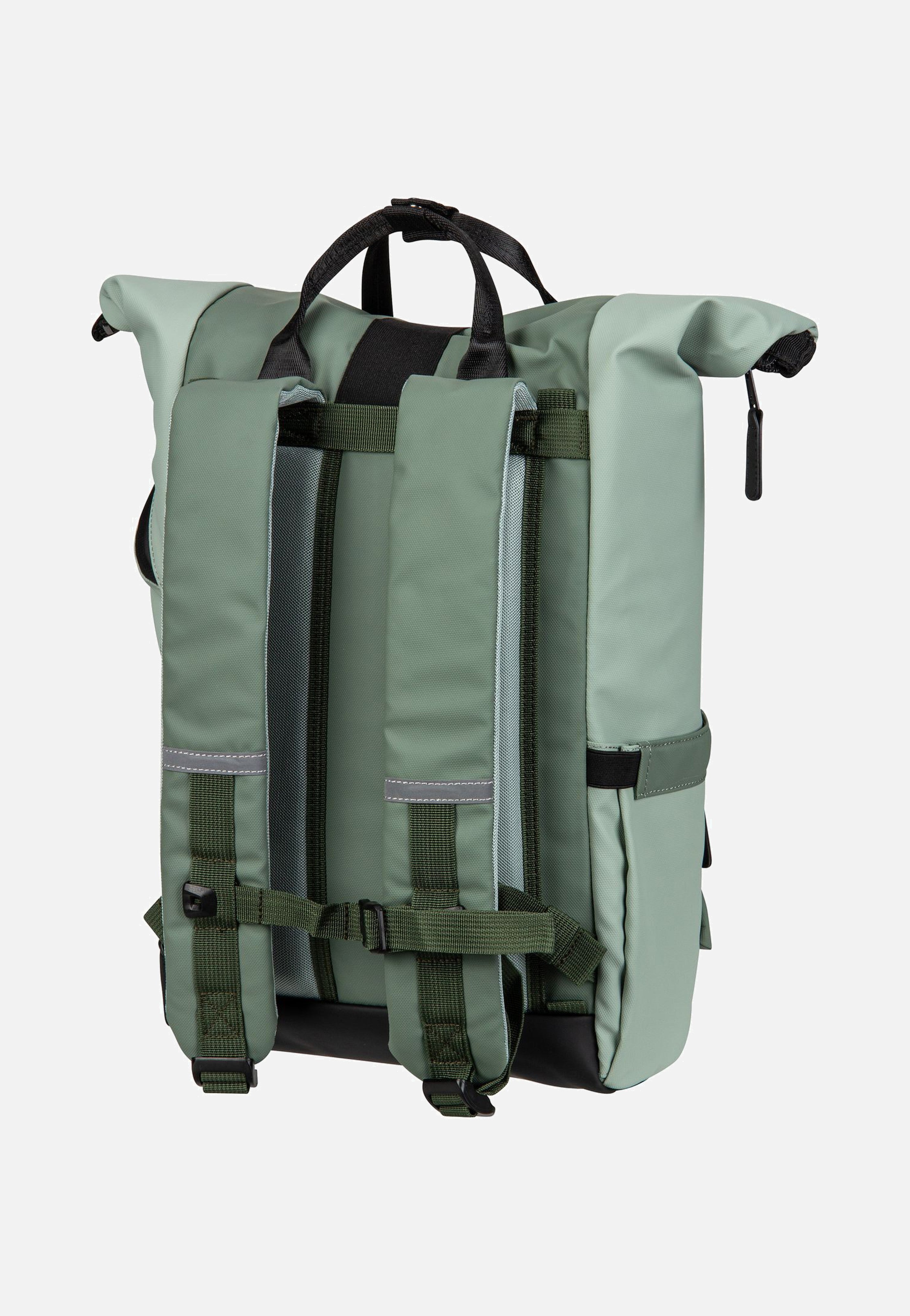 Cabaia - Explorer Recycled Oxford Medium Menton - Rolltop Backpack | Neutral-Image