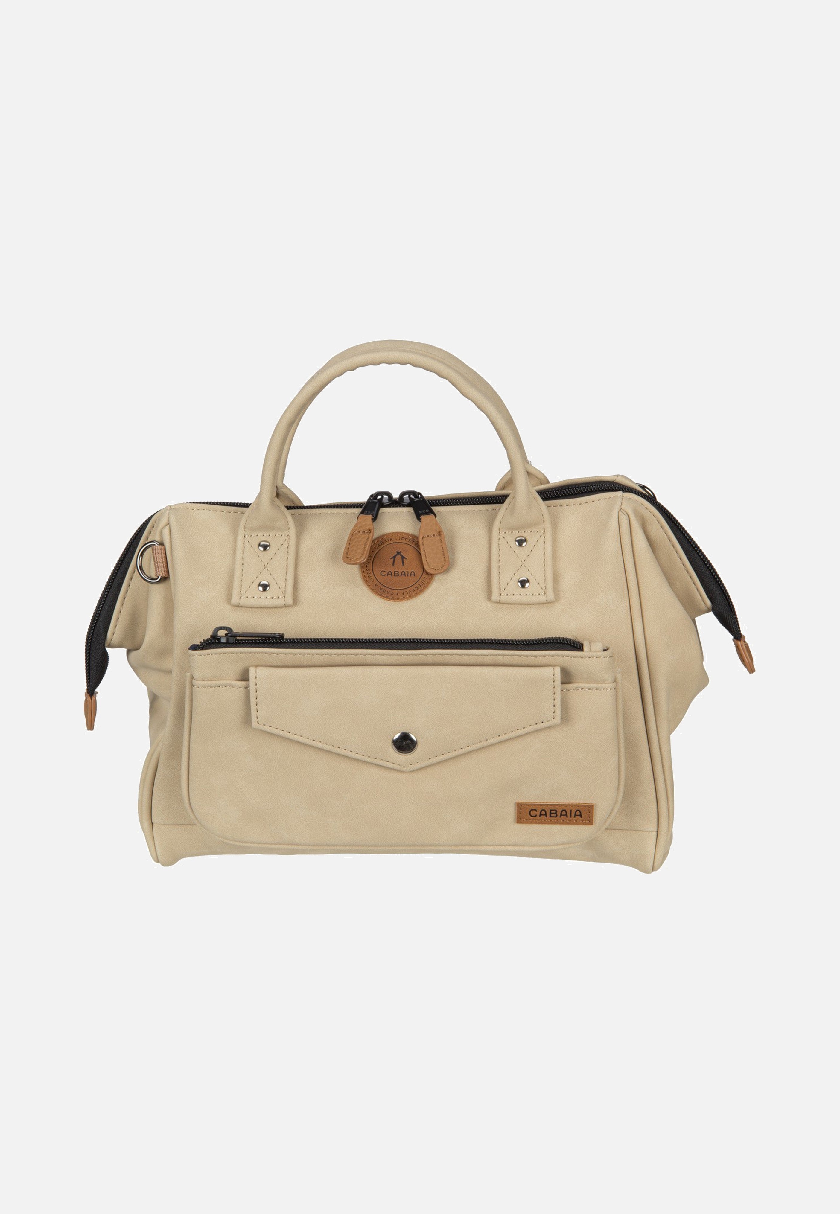 Cabaia - Crossbody Nubuck Medium Andenne - Crossbody Bag | Neutral-Image
