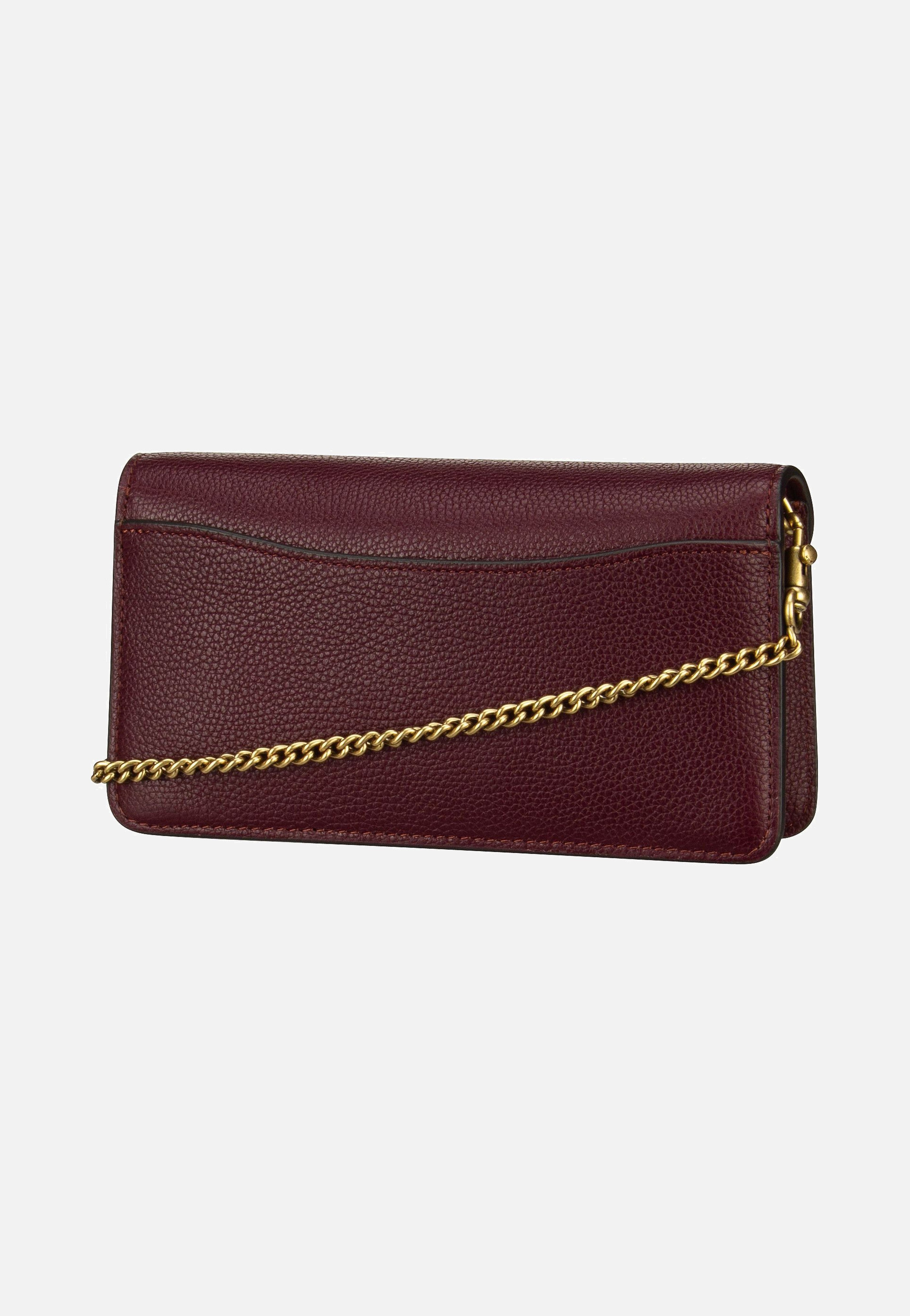 COACH - Tabby Chain Clutch Polished Pebble Merlot - Shoulder Bag | Women-Image
