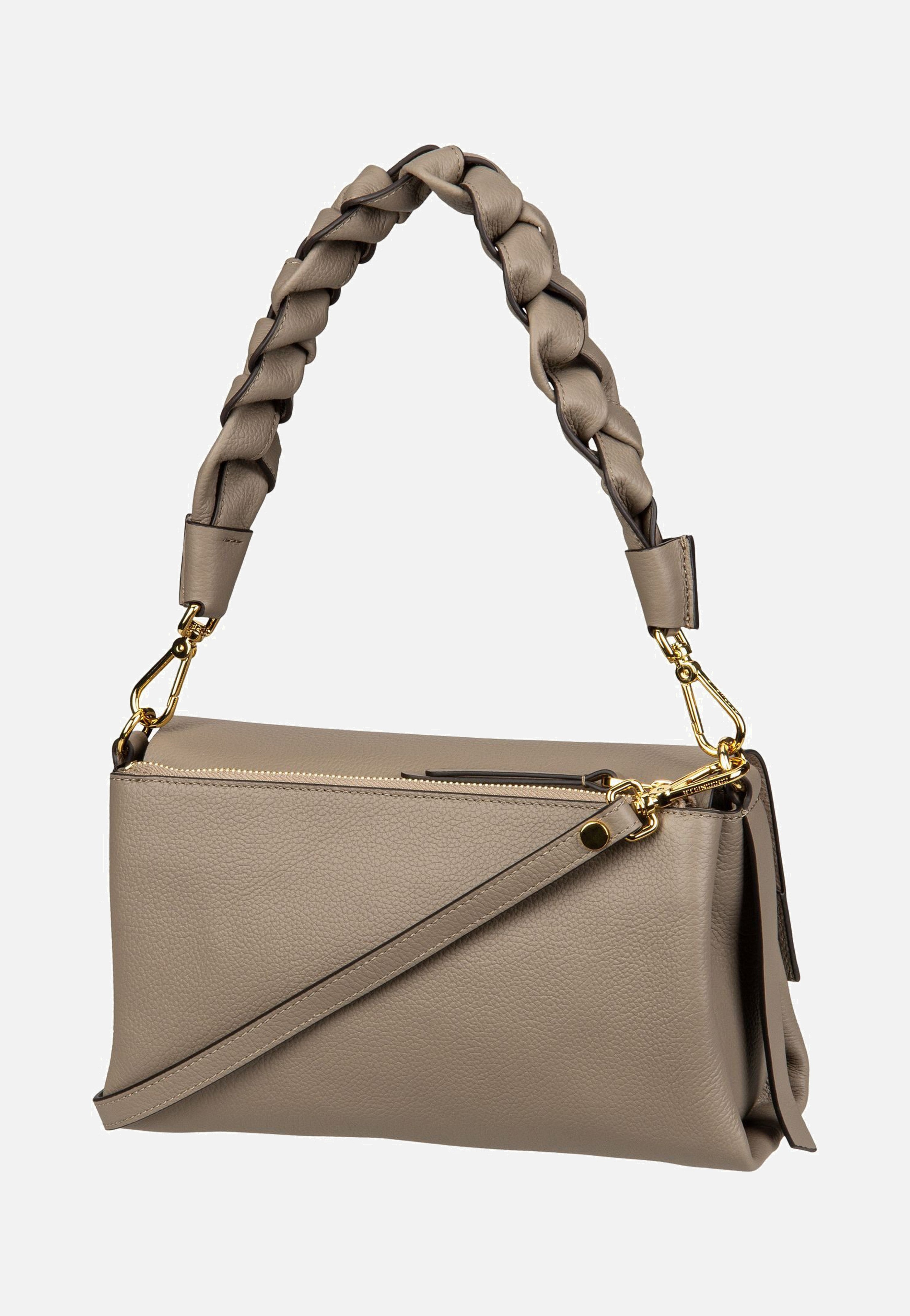Coccinelle - Boheme Grana Double 1201 Warm Taupe/Rosette - Shoulder Bag | Women-Image