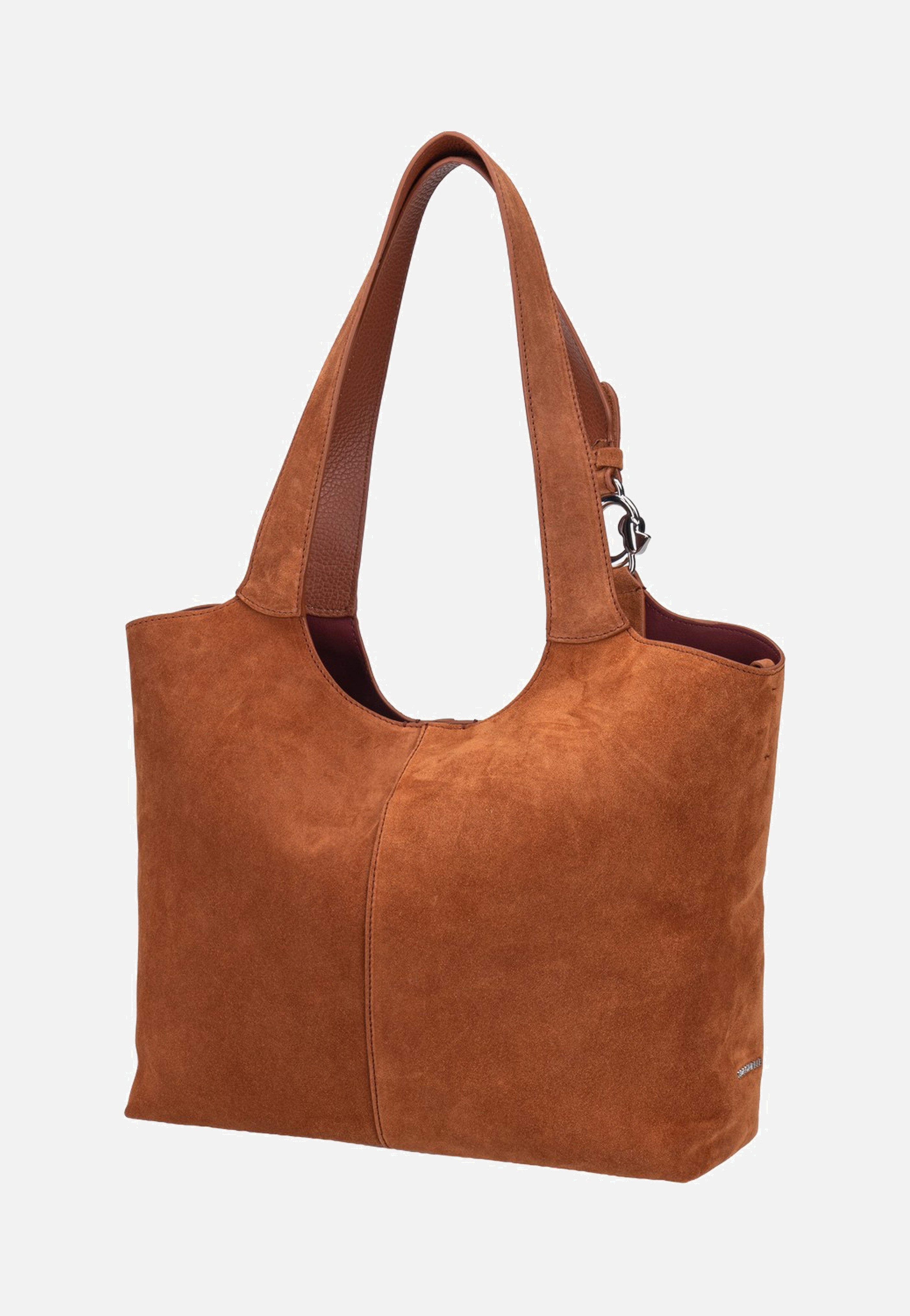 Coccinelle - C-Easy Suede 1102 Cognac/Cognac - Shopping Bag | Women-Image