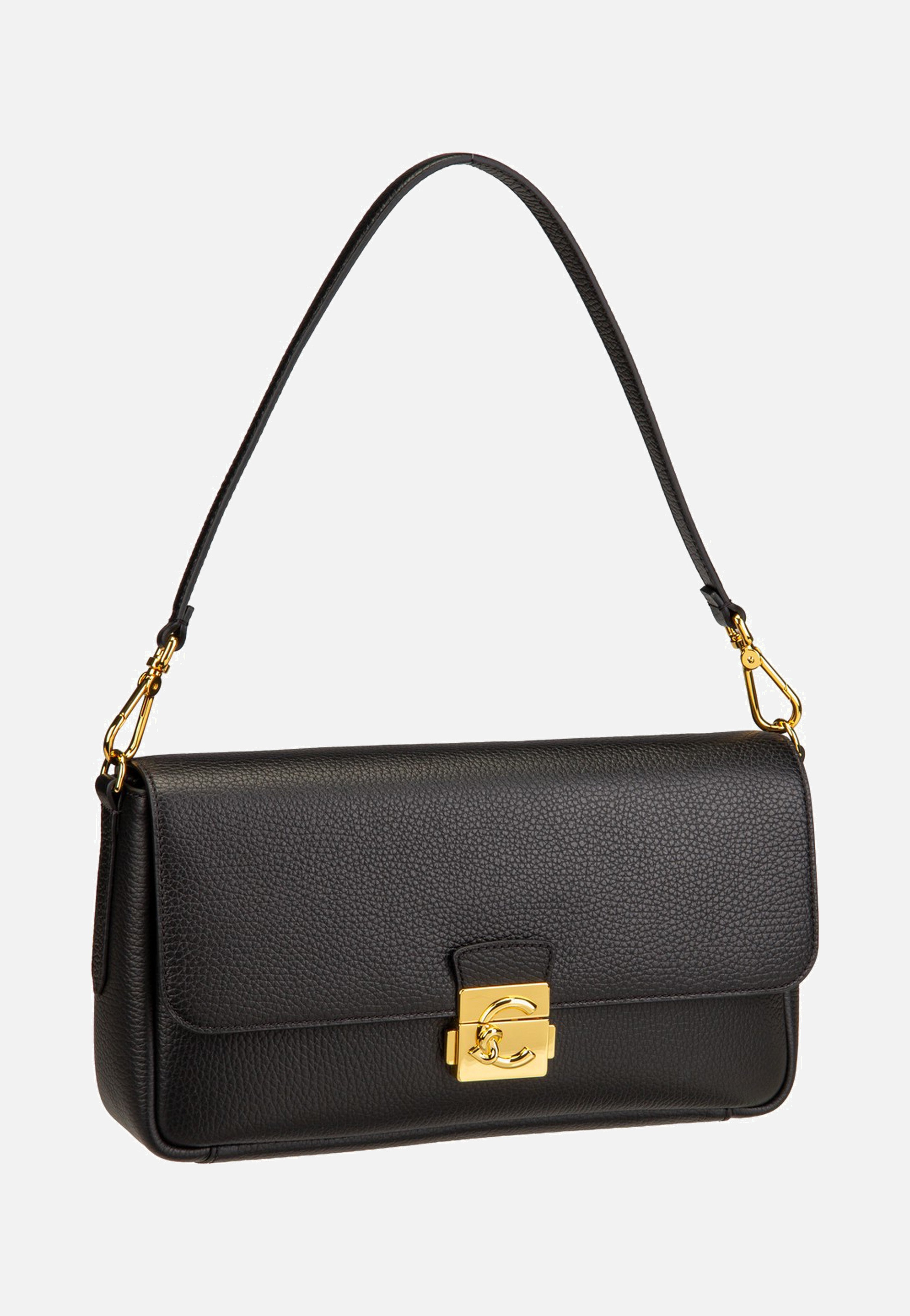 Coccinelle C-Me Lock 1201 Noir Schultertasche
