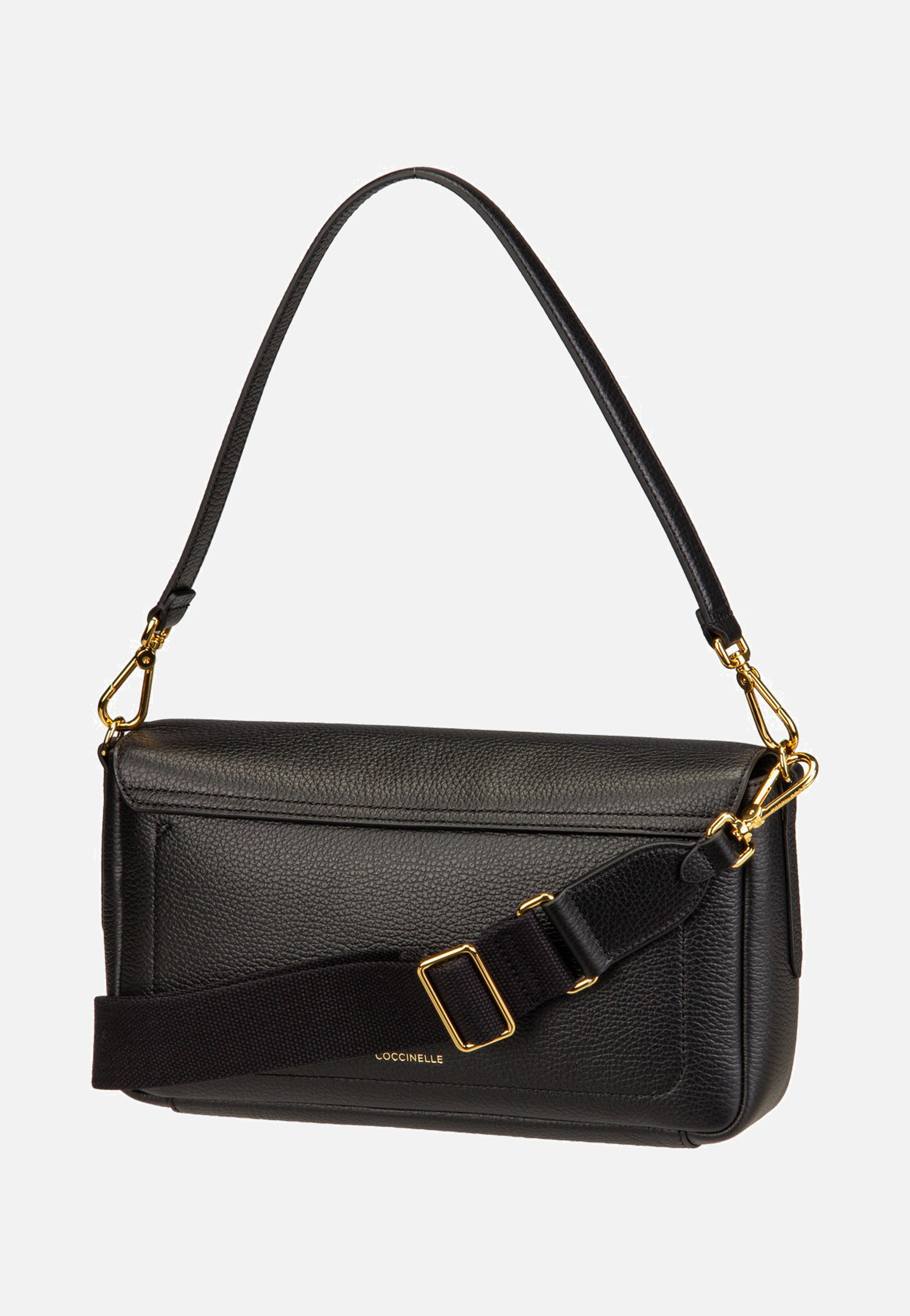 Coccinelle C-Me Lock 1201 Noir Schultertasche