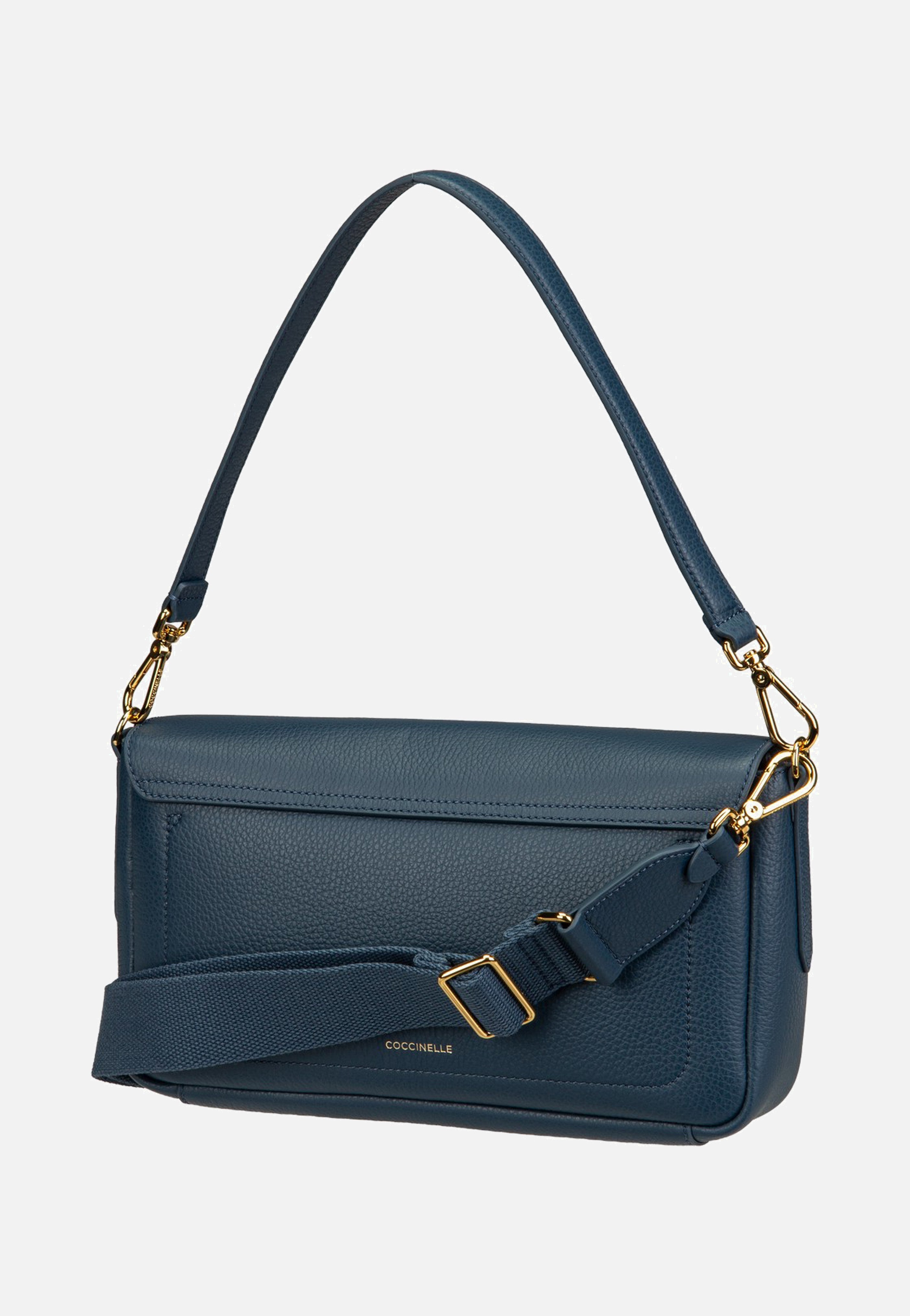 Coccinelle C-Me Lock 1201 Deep Blue Schultertasche
