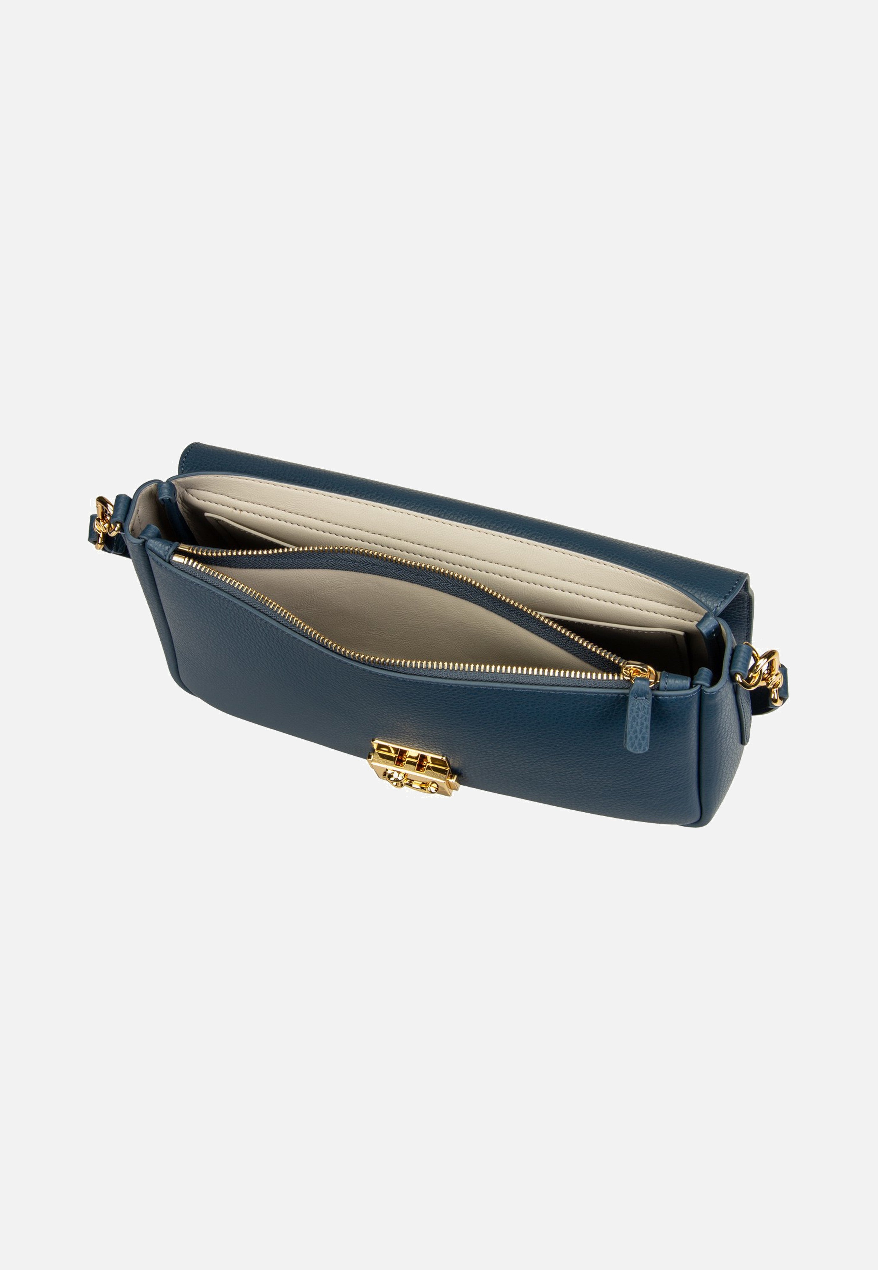 Coccinelle C-Me Lock 1201 Deep Blue Schultertasche