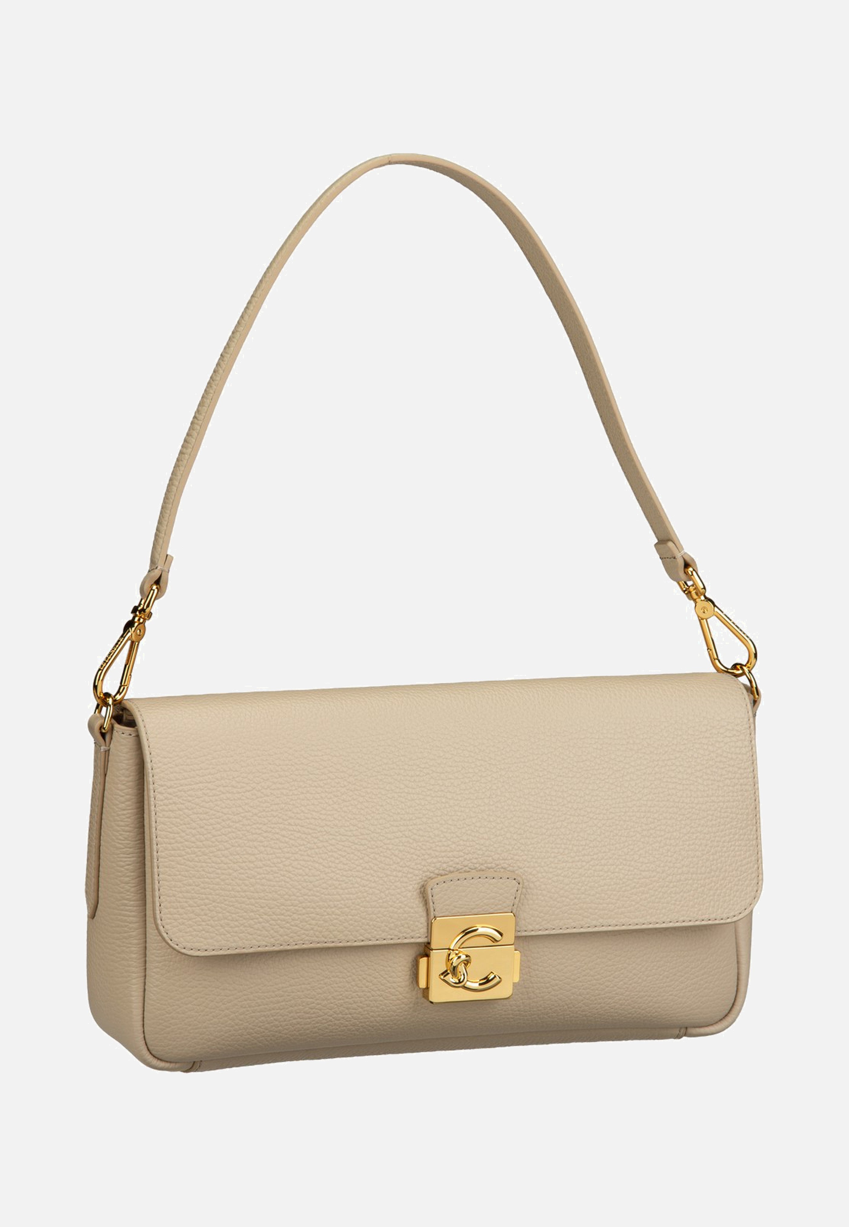 Coccinelle C-Me Lock 1201 Sandshell Schultertasche