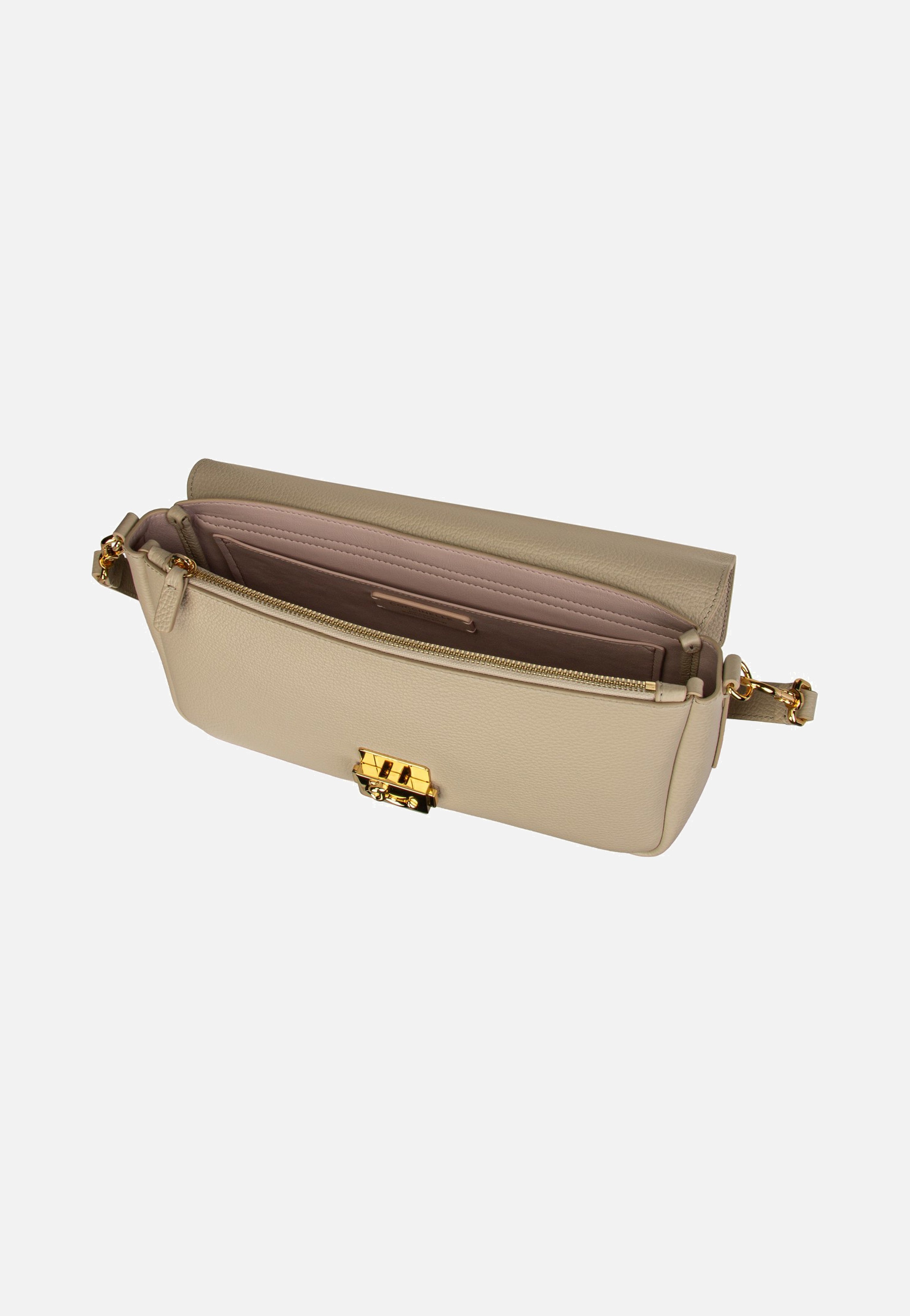 Coccinelle C-Me Lock 1201 Sandshell Schultertasche