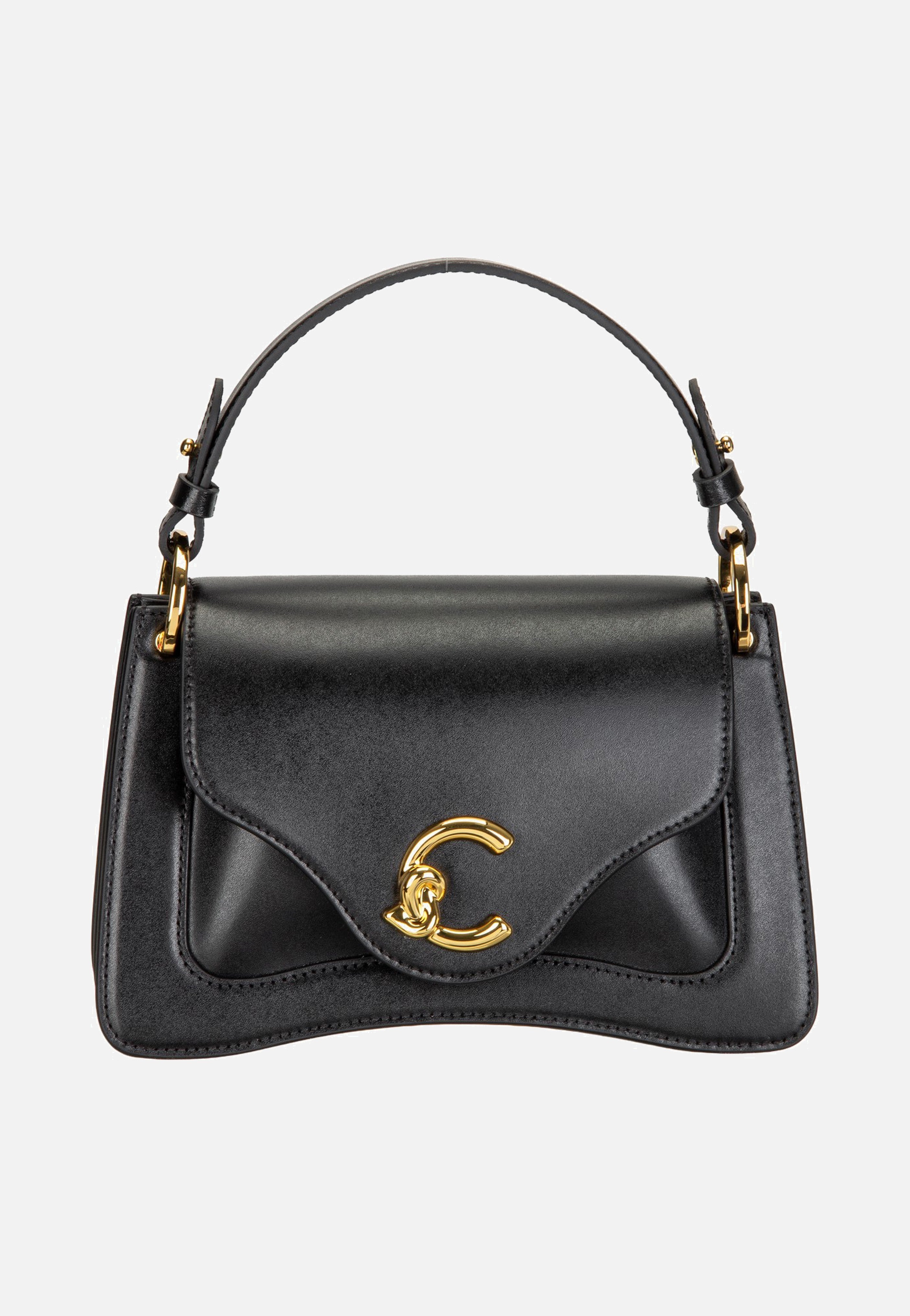 Coccinelle Coccinelle C-Me Calf 1802 Noir Handle Bag