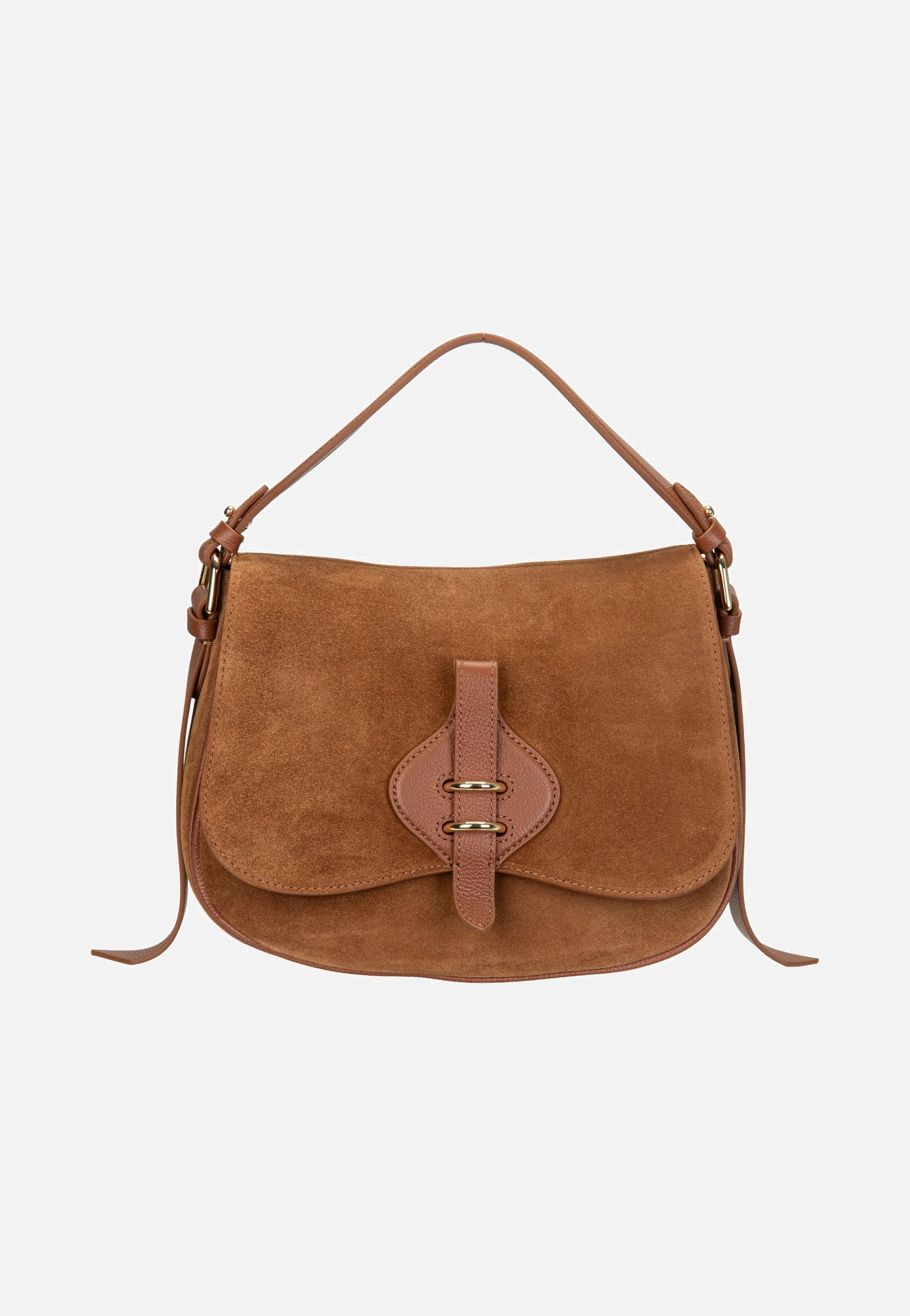 Coccinelle Coccinellemavery Suede Bi 1801 Cognac/Cognac Crossbody Bag