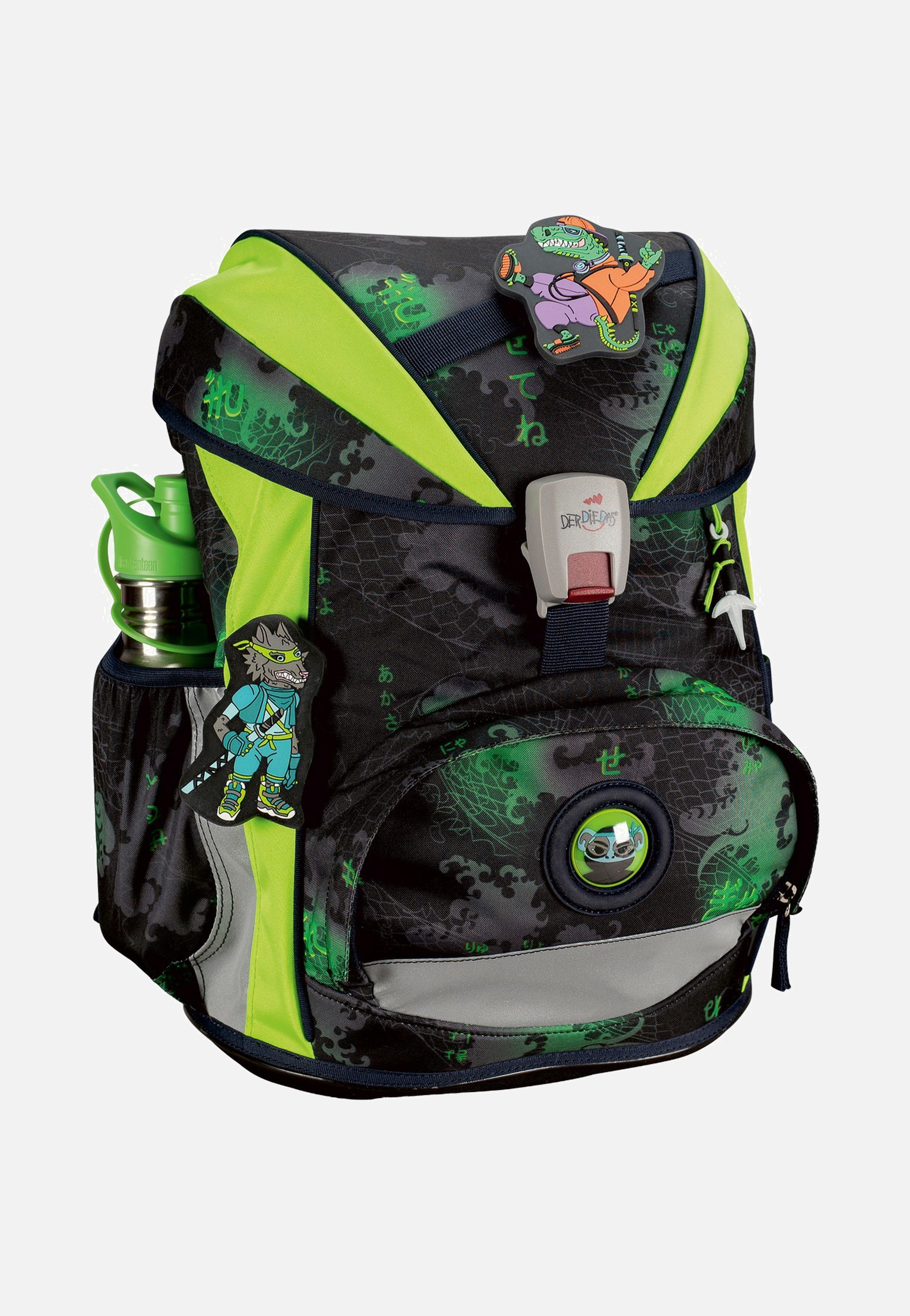 DerDieDas ErgoFlex Set 1 Funny Fighter School Rucksack