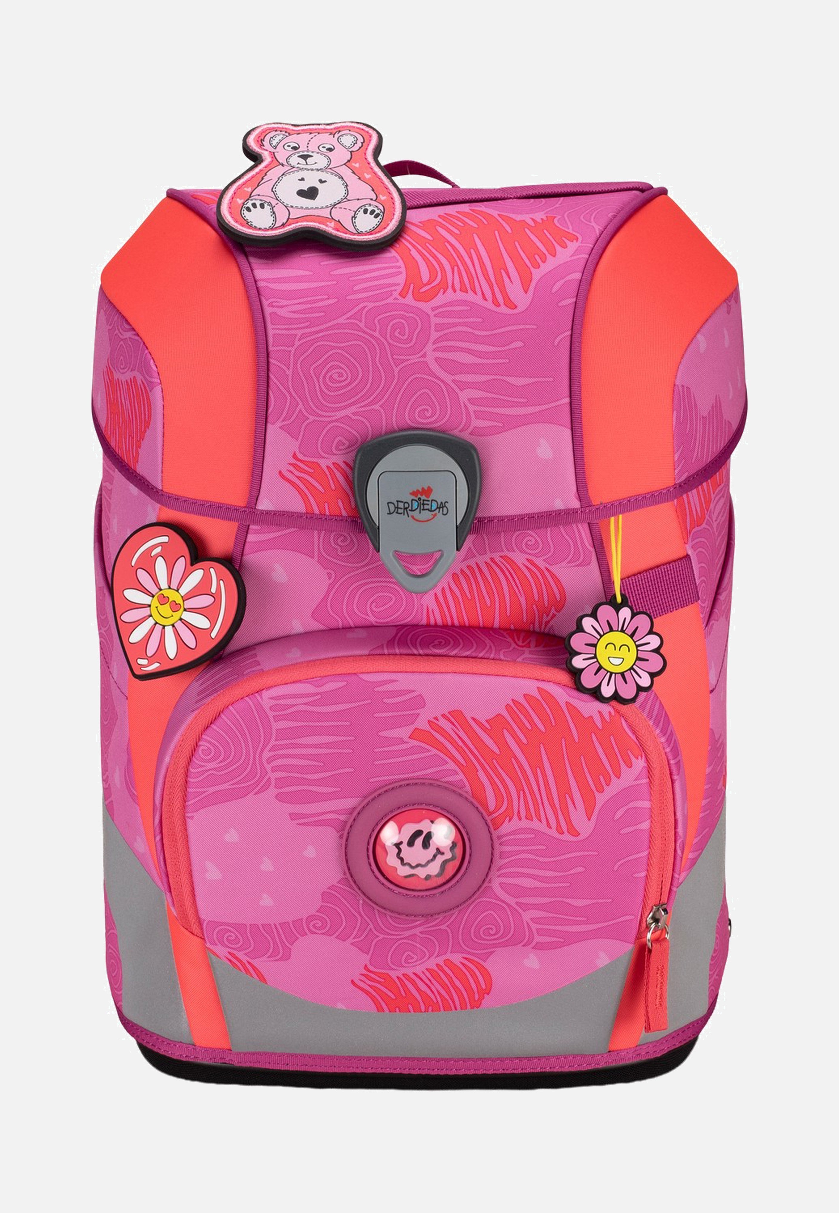 DerDieDas - ErgoFlex Tiny Set Roses - School Backpack | Neutral-Image