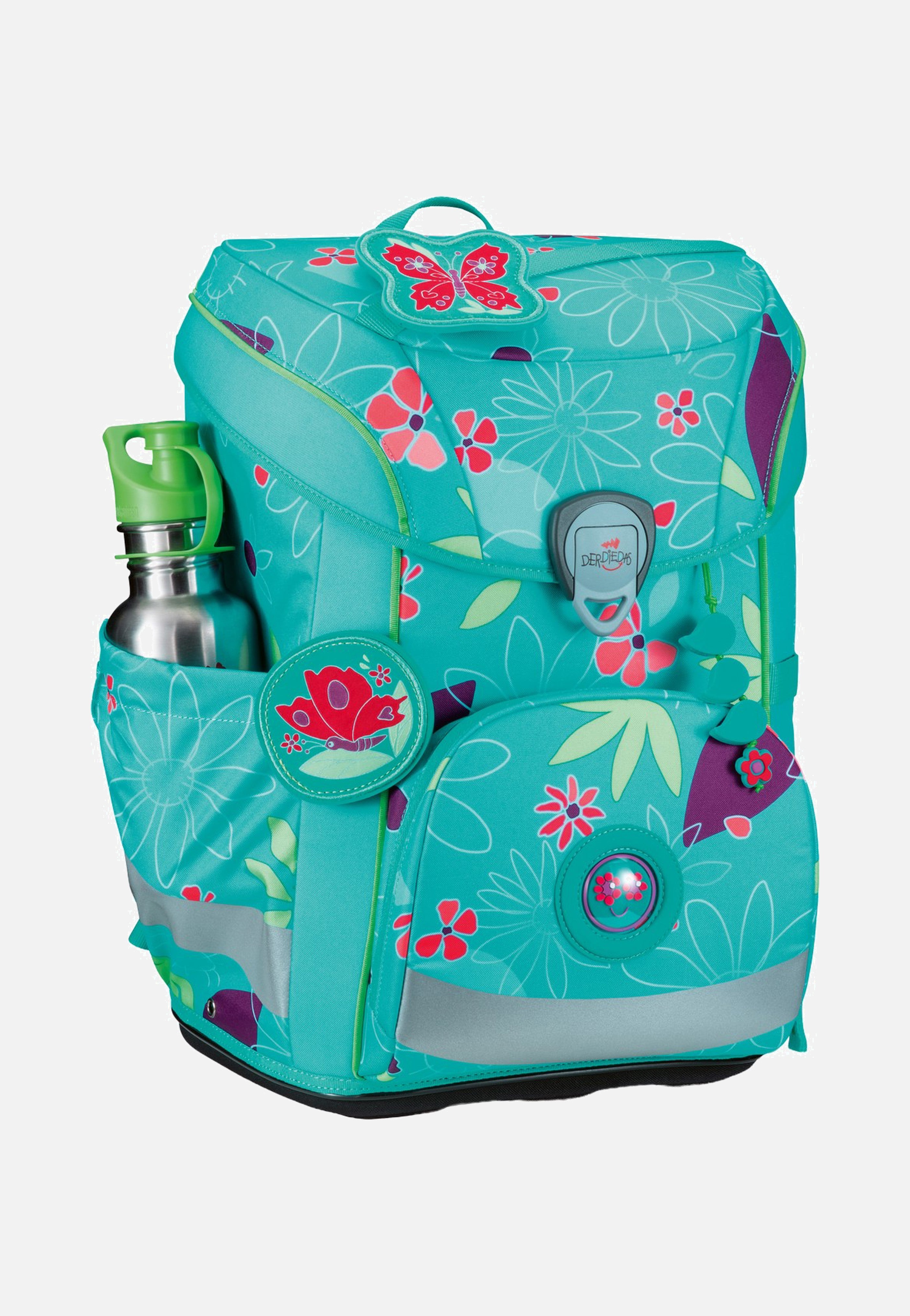 DerDieDas ErgoFlex Easy Set Butterfly Garden School Rucksack