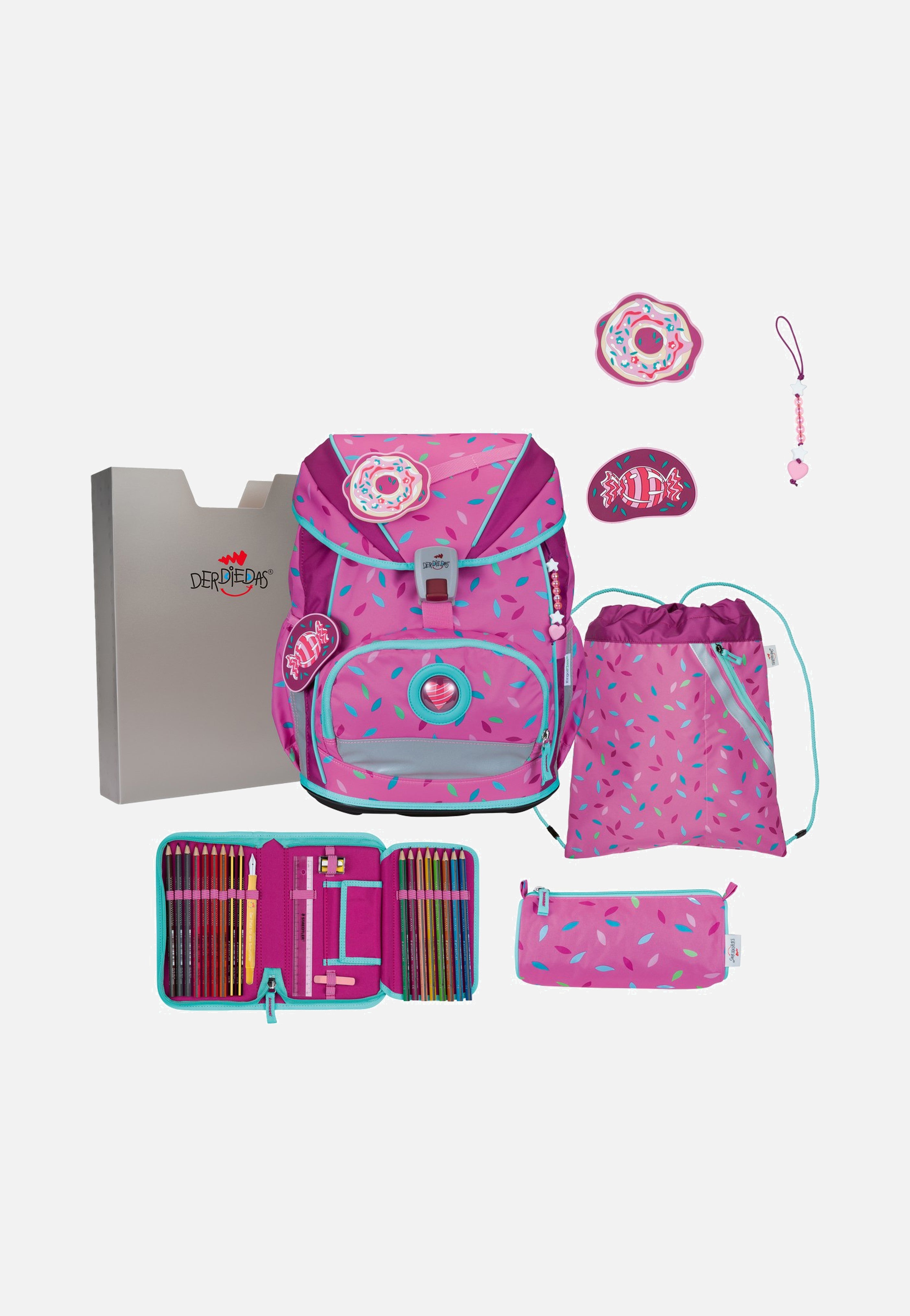 DerDieDas - ErgoFlex Superlight Set Sweet Sprinkles - School Backpack | Neutral-Image