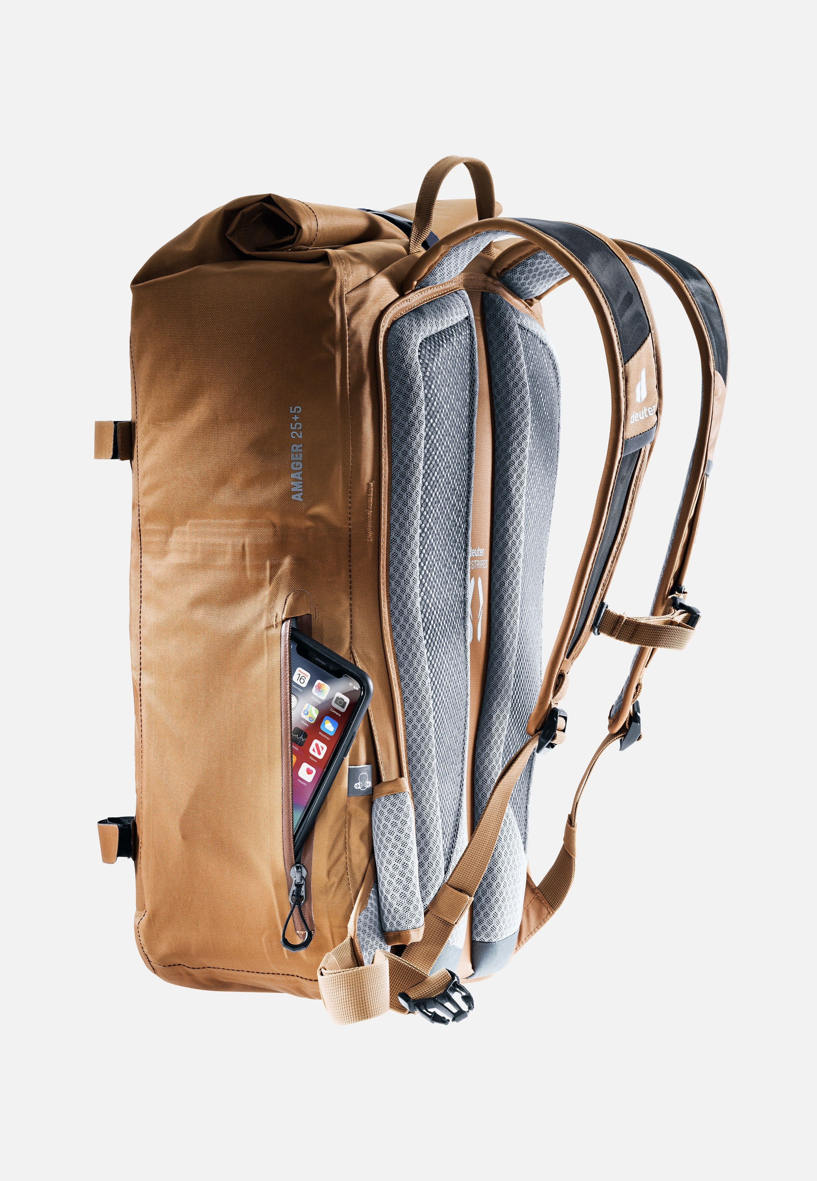 Deuter - Amager 25+5 Almond - Rolltop Backpack | Neutral-Image
