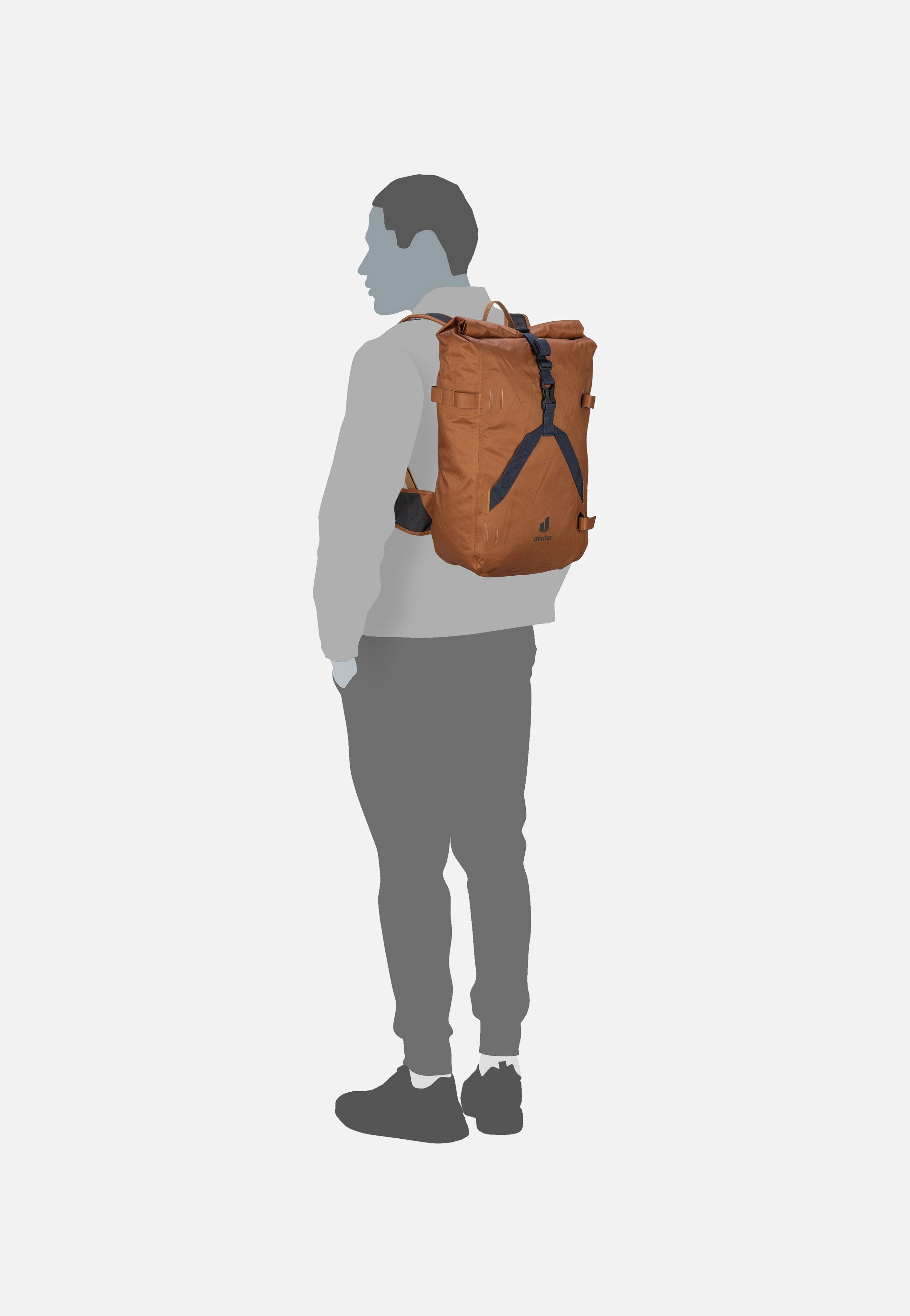 Deuter - Amager 25+5 Almond - Rolltop Backpack | Neutral-Image