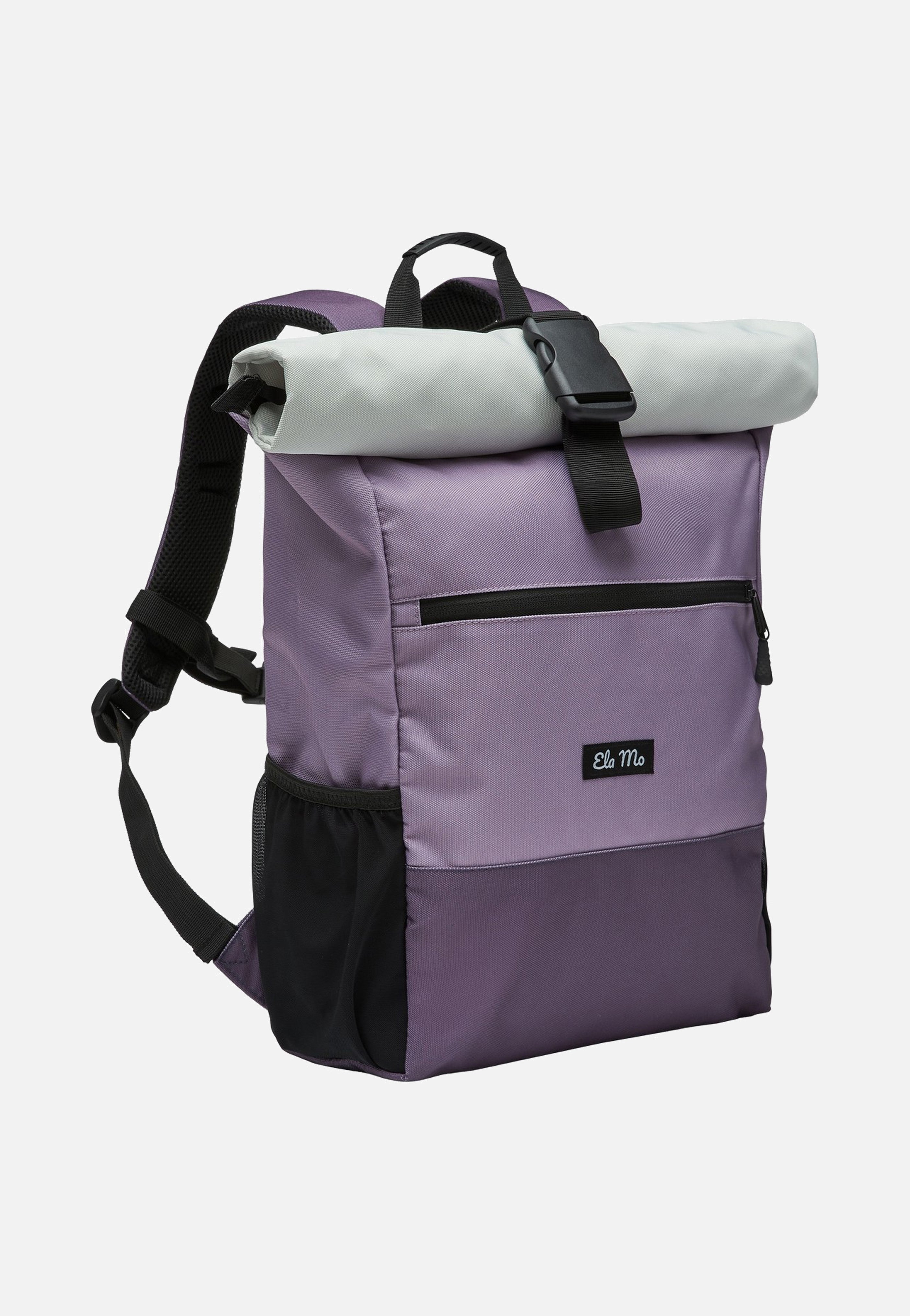 Ela Mo Rolltop Lavender Rolltop Backpack