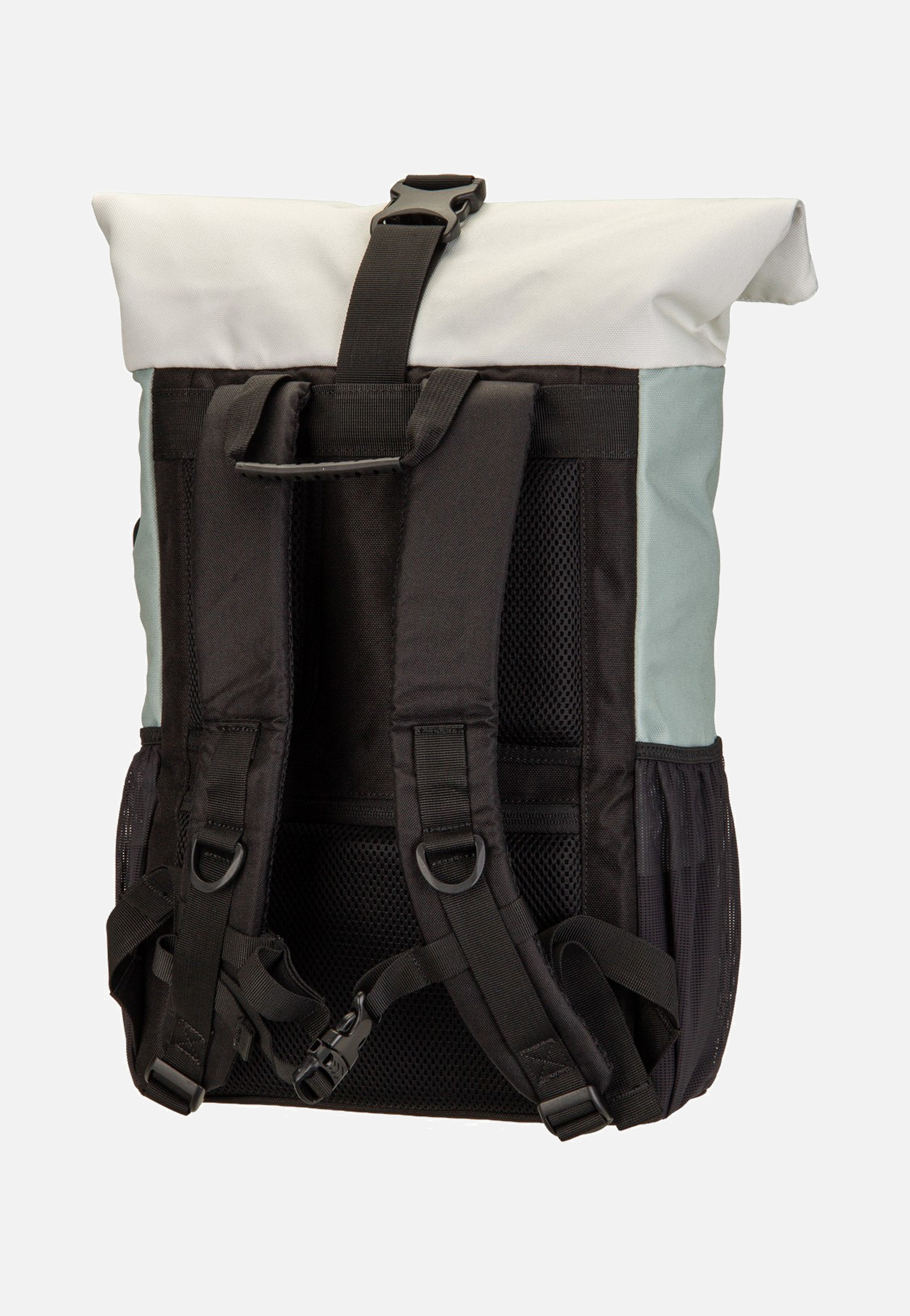 Ela Mo Rolltop Mintgrey Rolltop Backpack