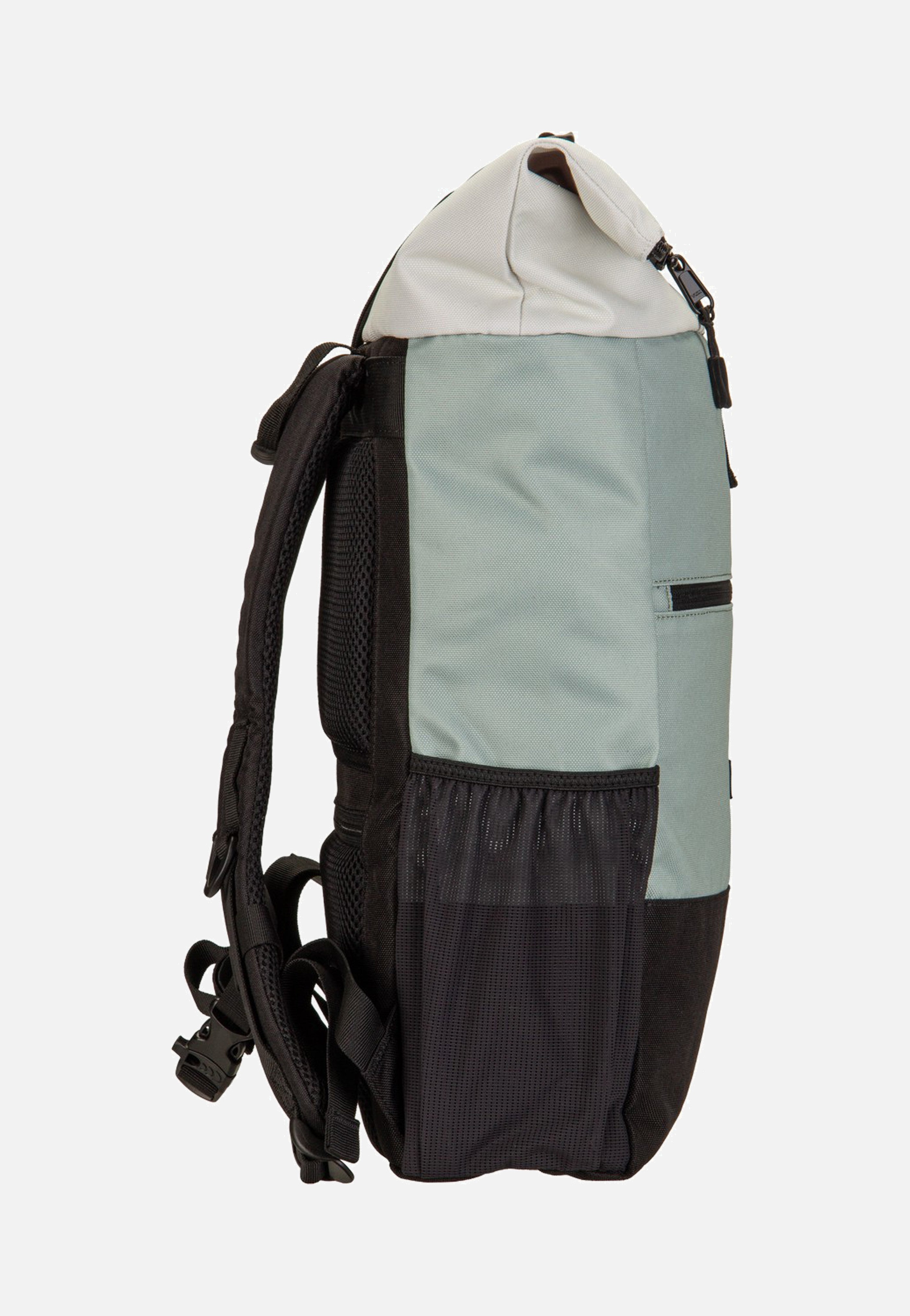 Ela Mo Rolltop Mintgrey Rolltop Backpack