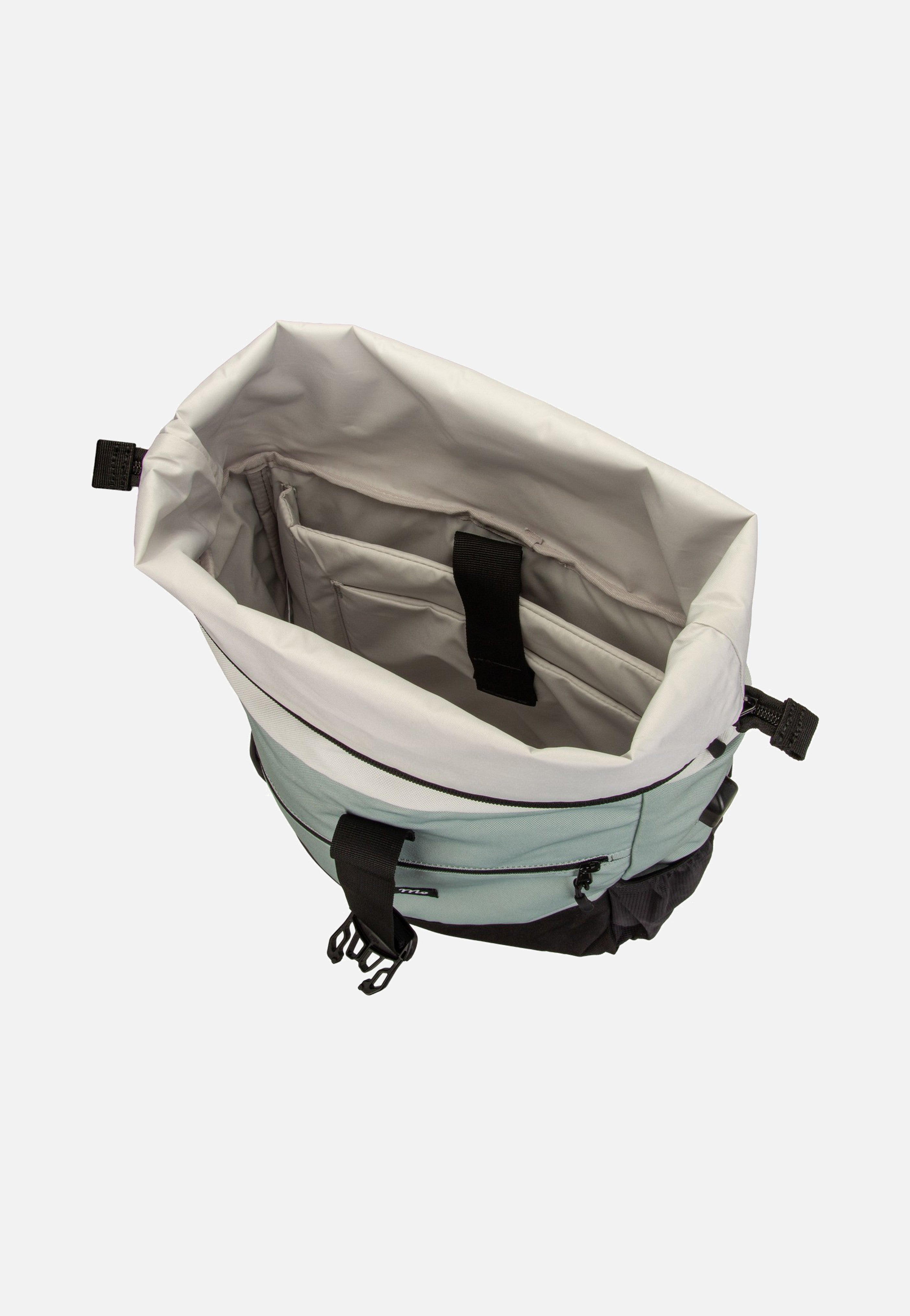 Ela Mo Rolltop Mintgrey Rolltop Backpack