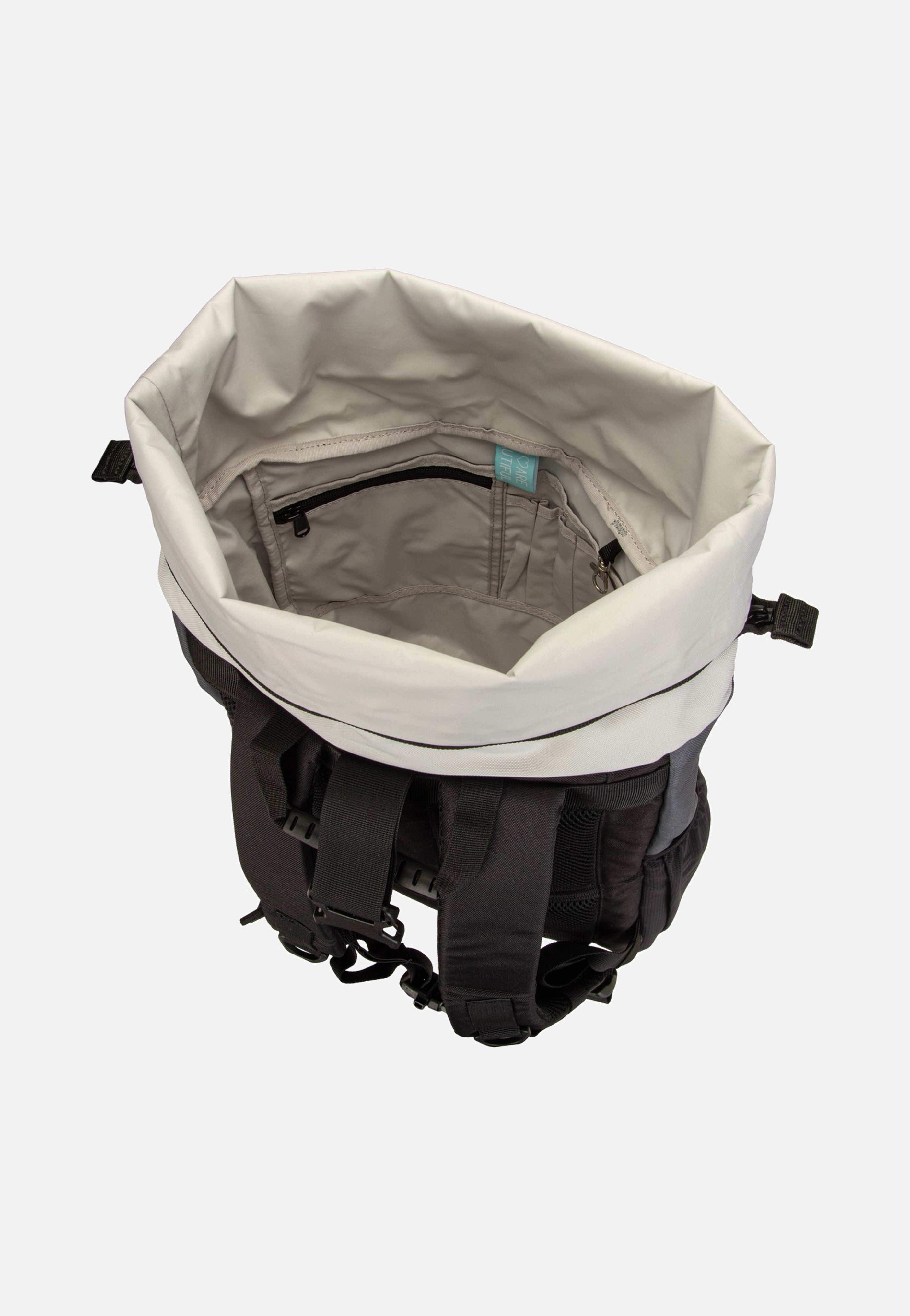 Ela Mo Rolltop Rose On Rocks Rolltop Backpack