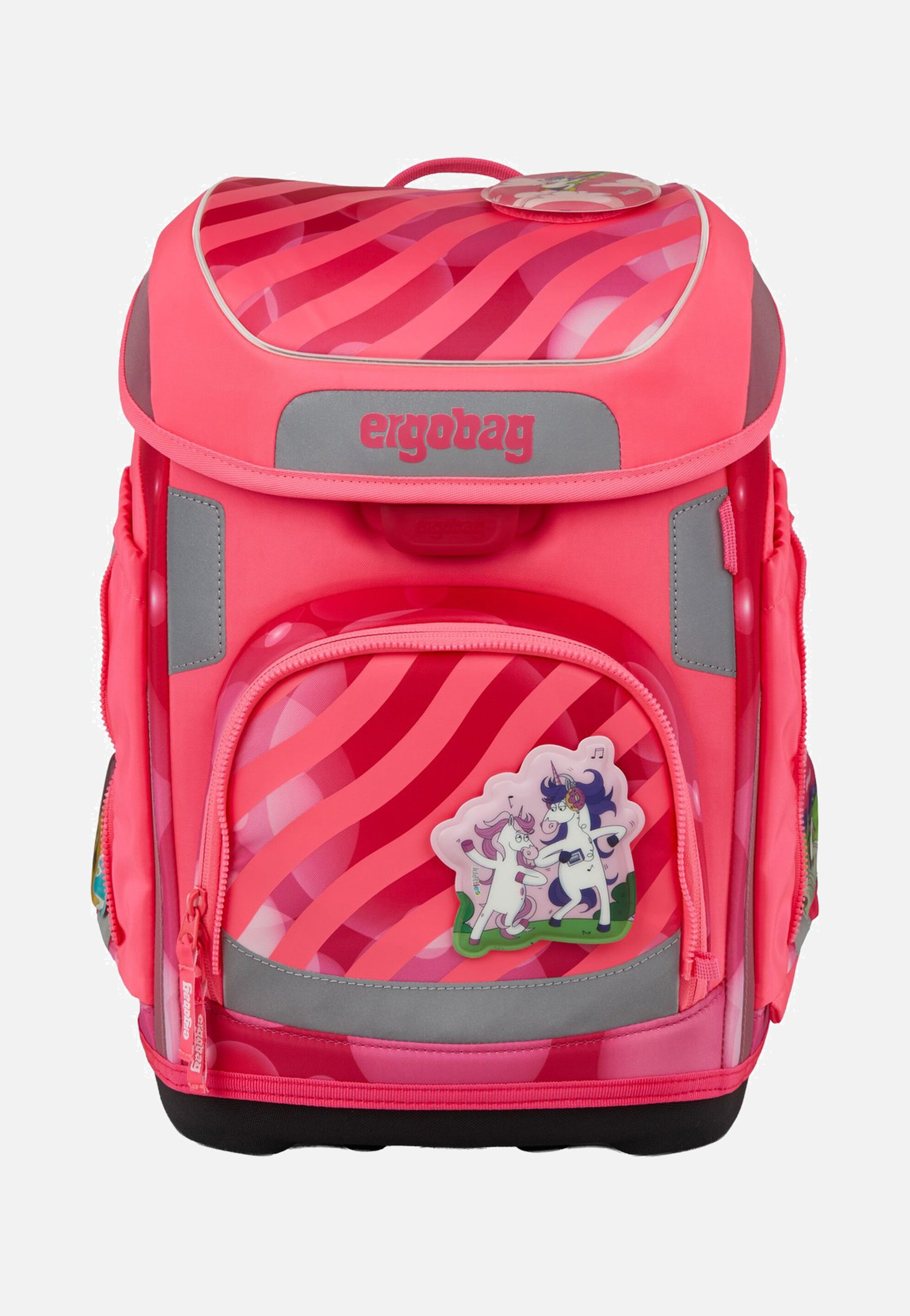 ergobag cubo Set NEO KuntBärbuntes Einhorn School Bag