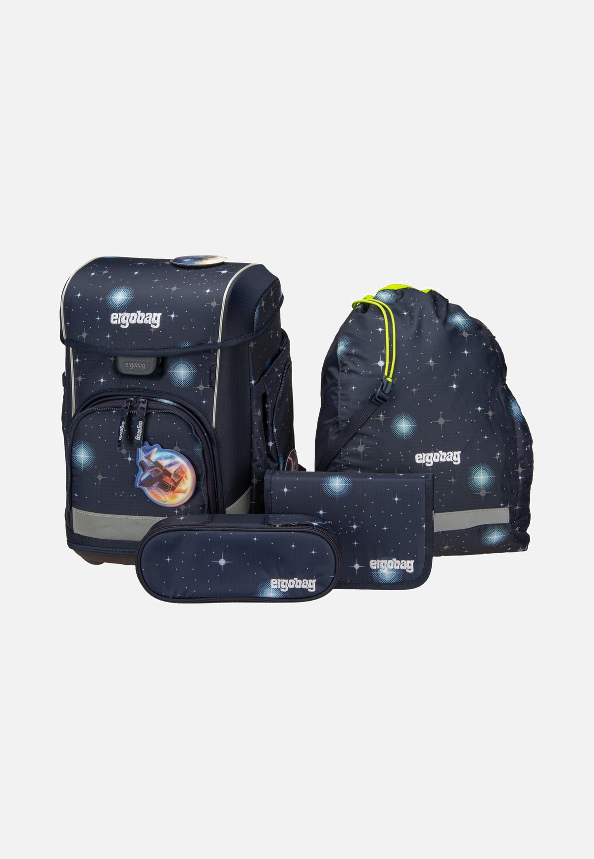 ergobag cubo light Set REFLEX KoBärnikus School Bag