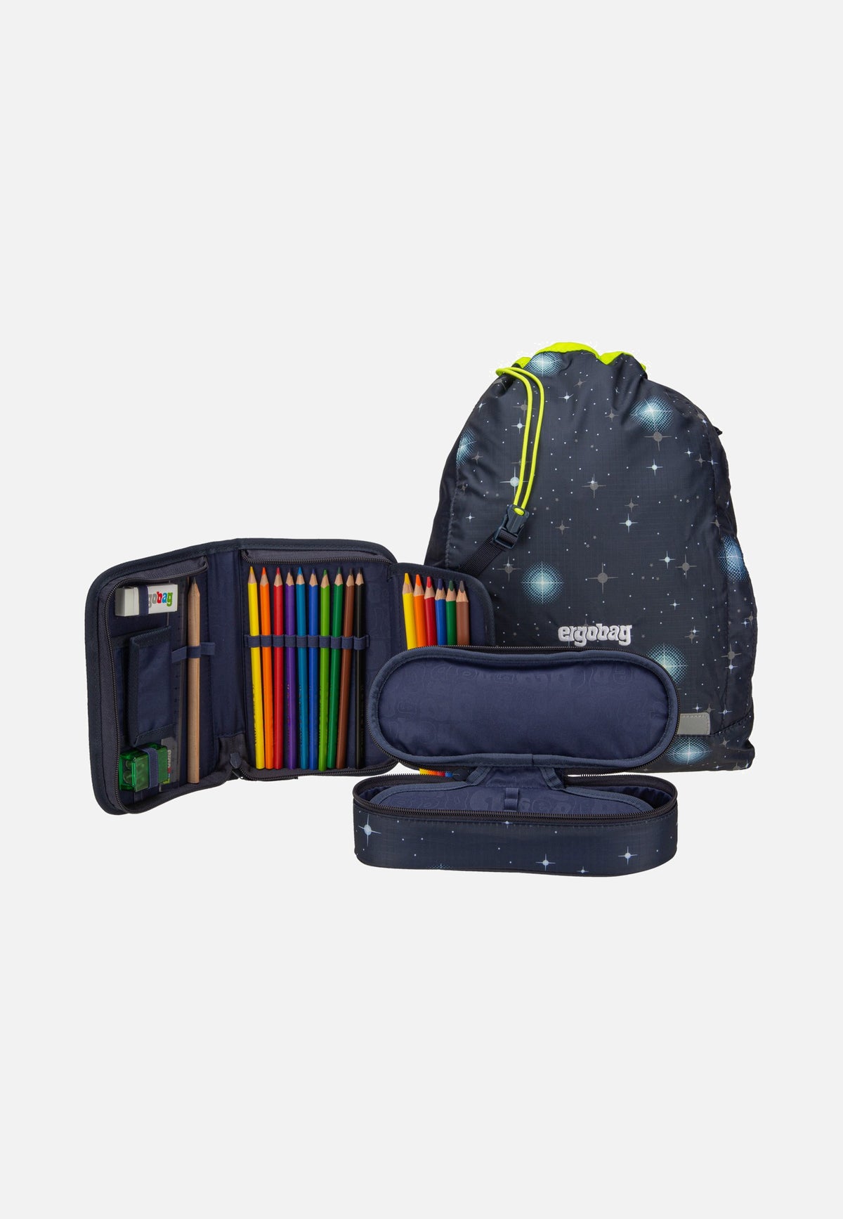 ergobag cubo light Set REFLEX KoBärnikus School Bag