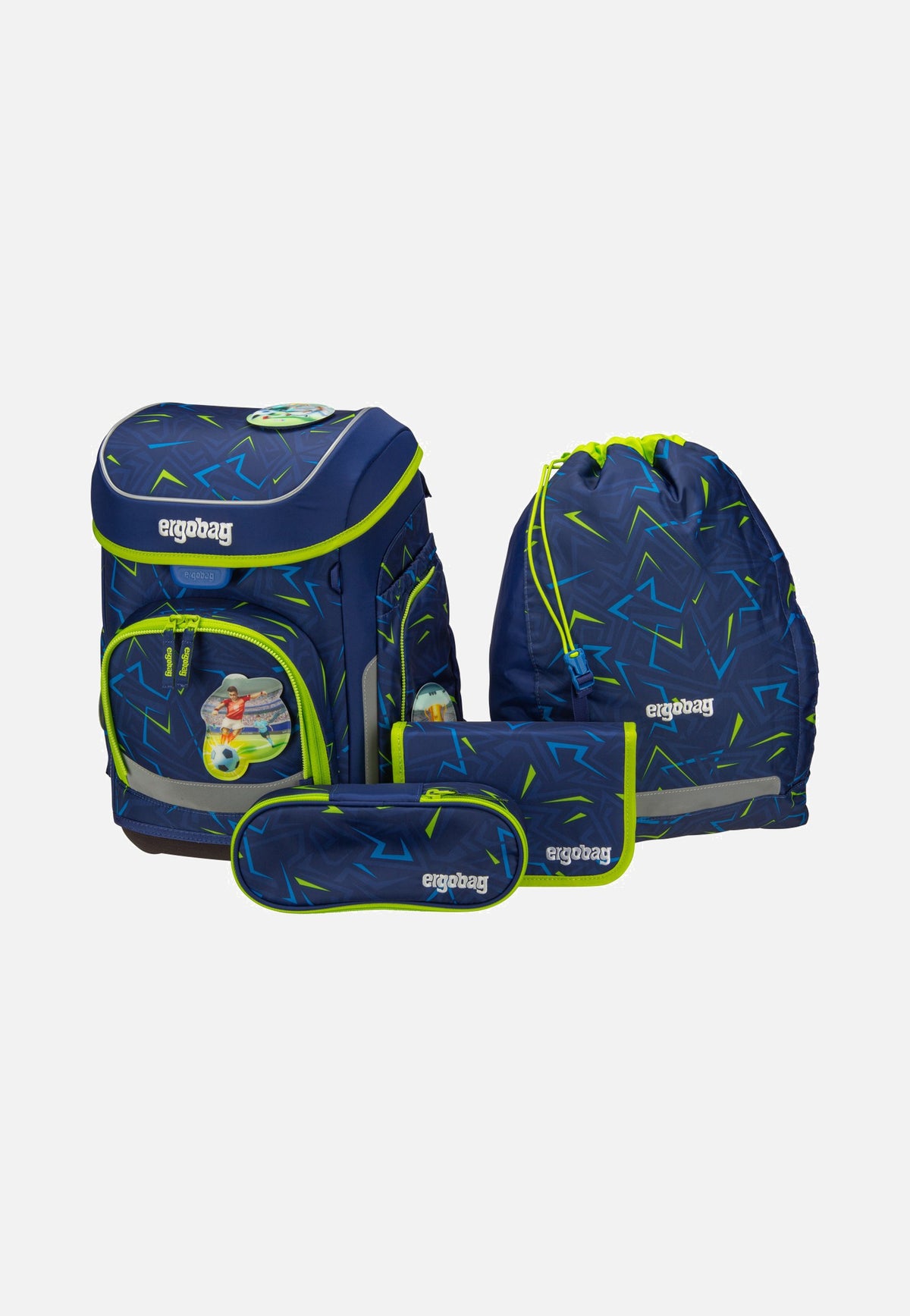 ergobag cubo Set COLOR FLASH SpitzenreitBär Schulranzen