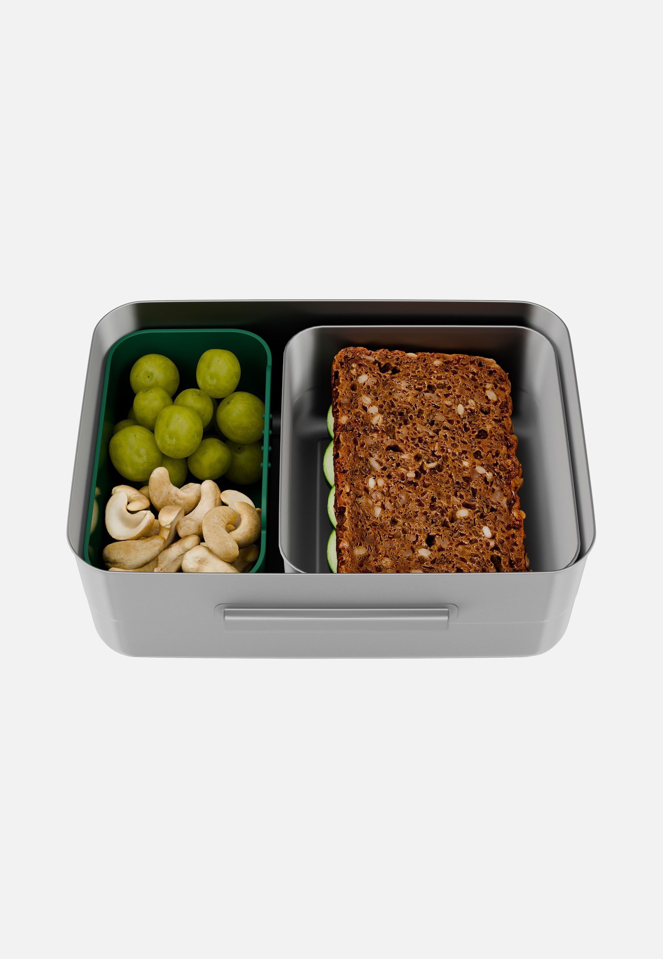 ergobag Edelstahl Brotdose Dschungel School Accessorie