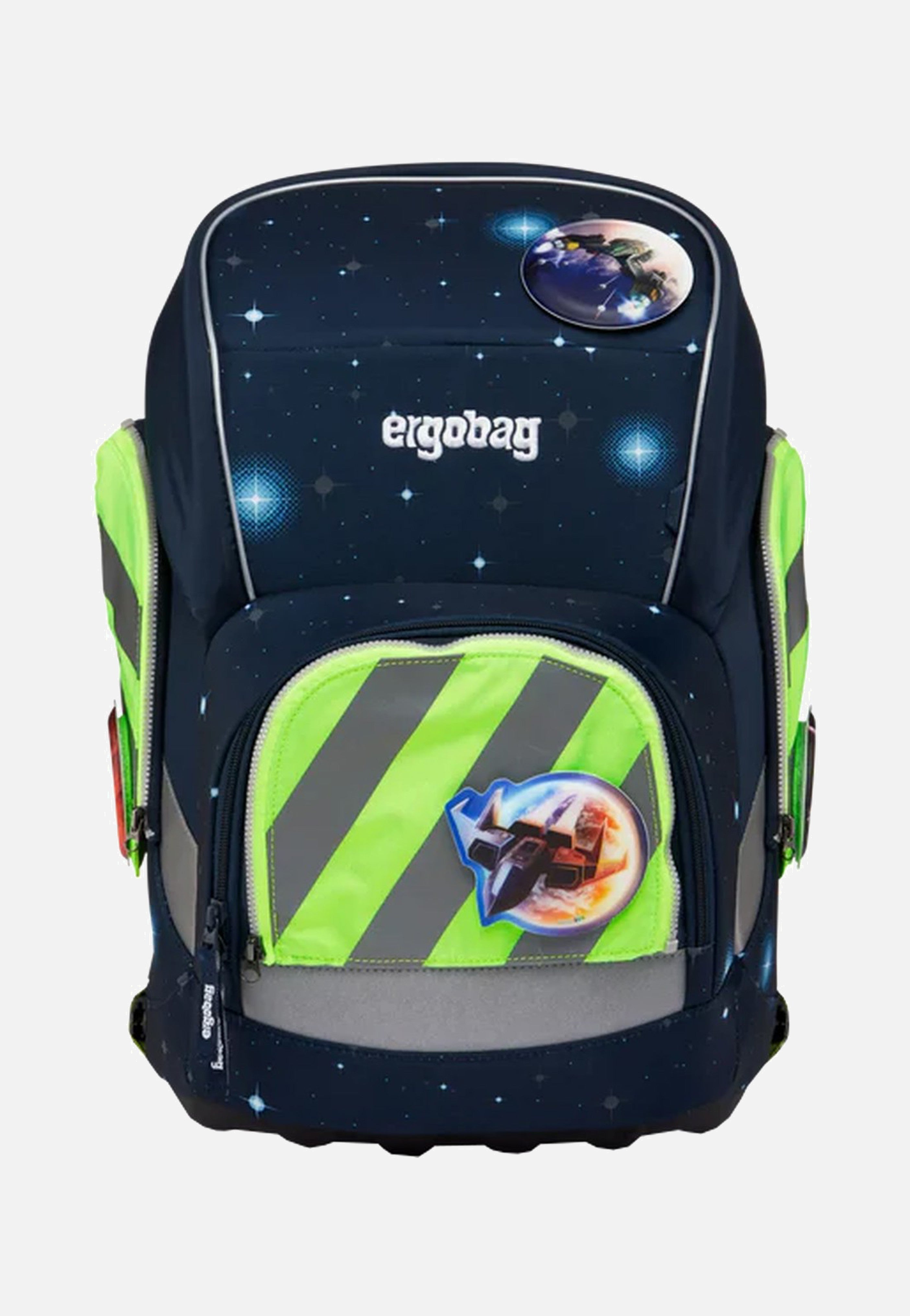 ergobag Zip-Set Reflektorstreifen Grün School Accessorie