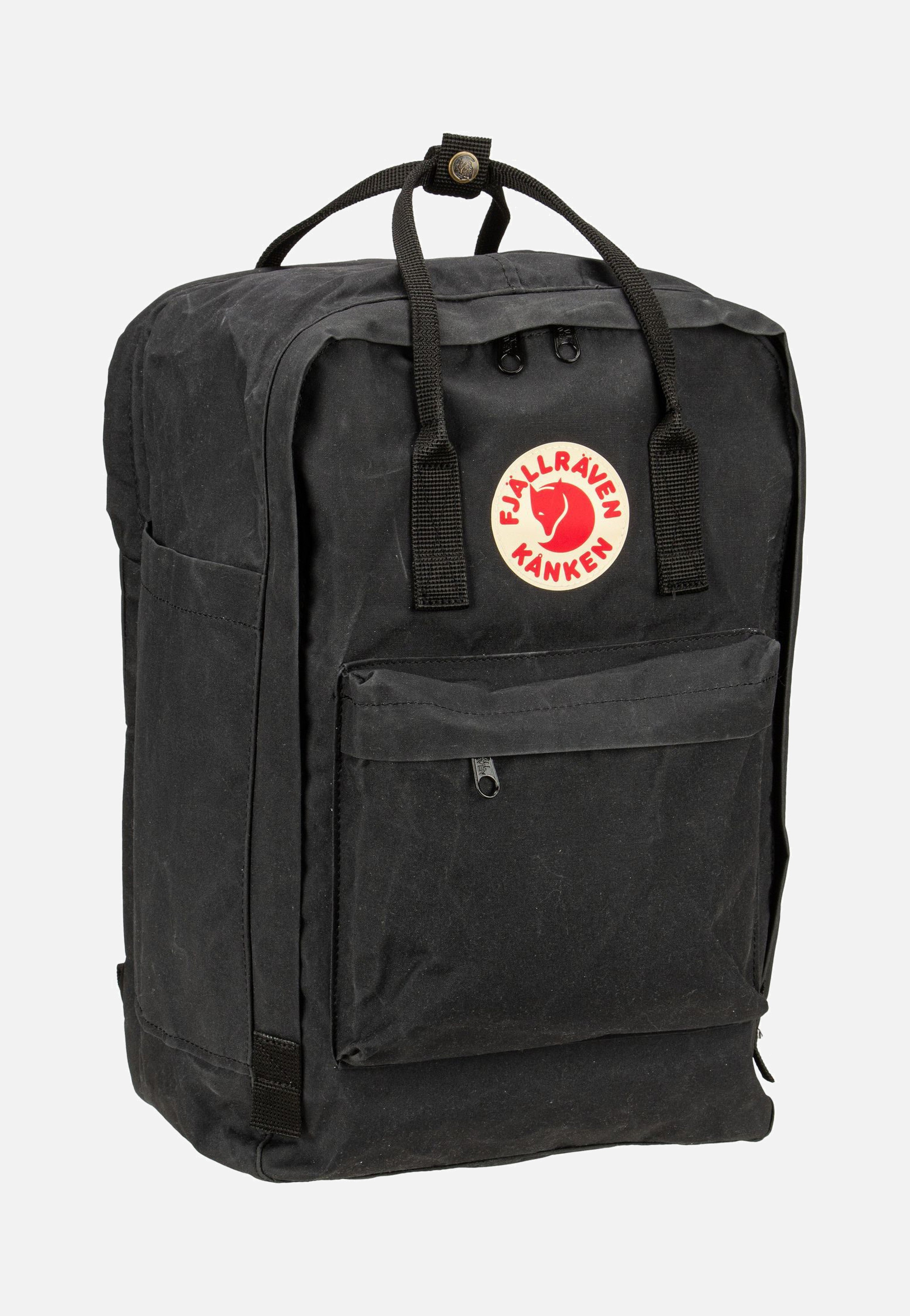 fjllrven rucksack schwarz Knken Backpack Fjallraven logo patch on front Fjllrven Rucksack Ruckscke Kleiner Rucksack