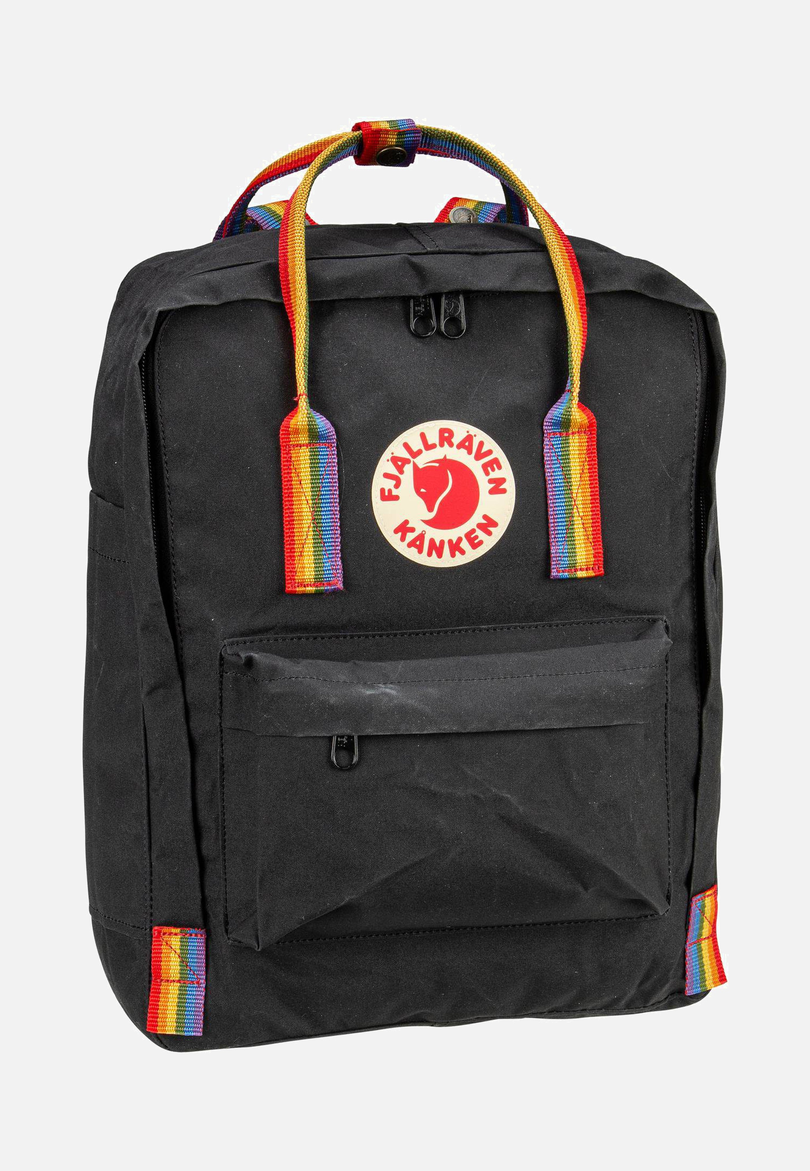 Fjällräven Kanken Rainbow Black/Rainbow Pattern Rucksack