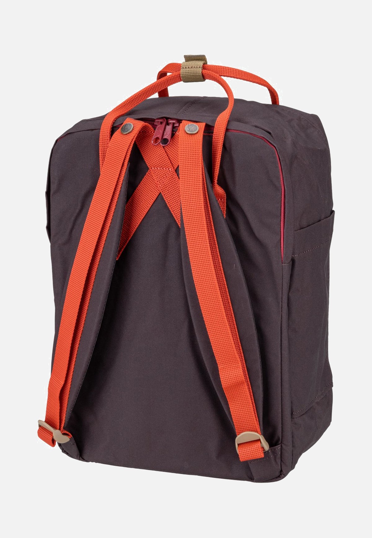 Fjällräven Kanken Koncept Laptop 15" Black Oak/Rowan Red Rucksack